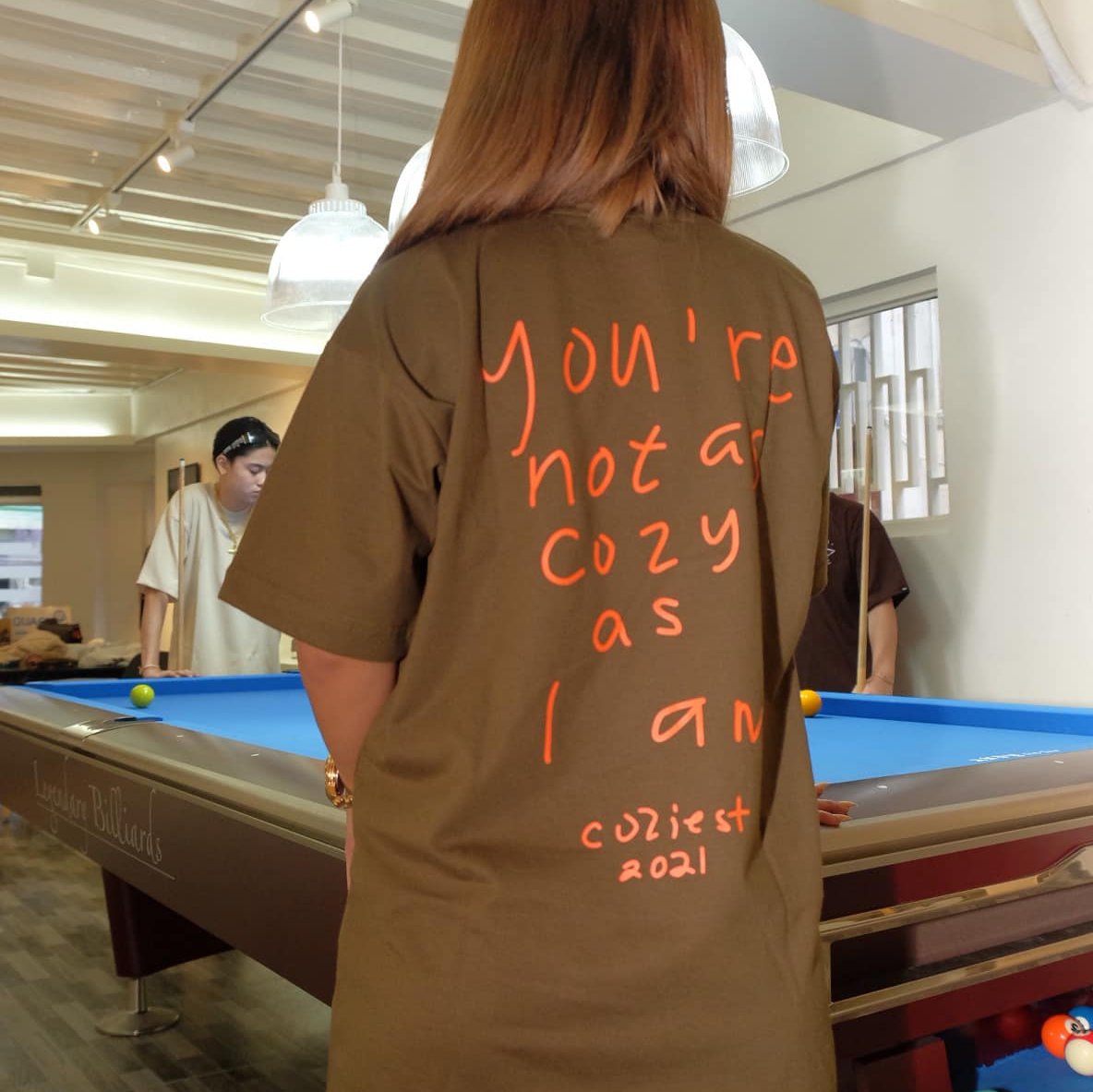 "CJ" Tee in Military Green Colorway