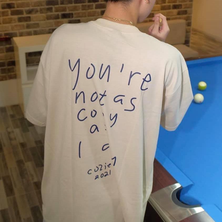 "CJ" Tee in Beige Colorway