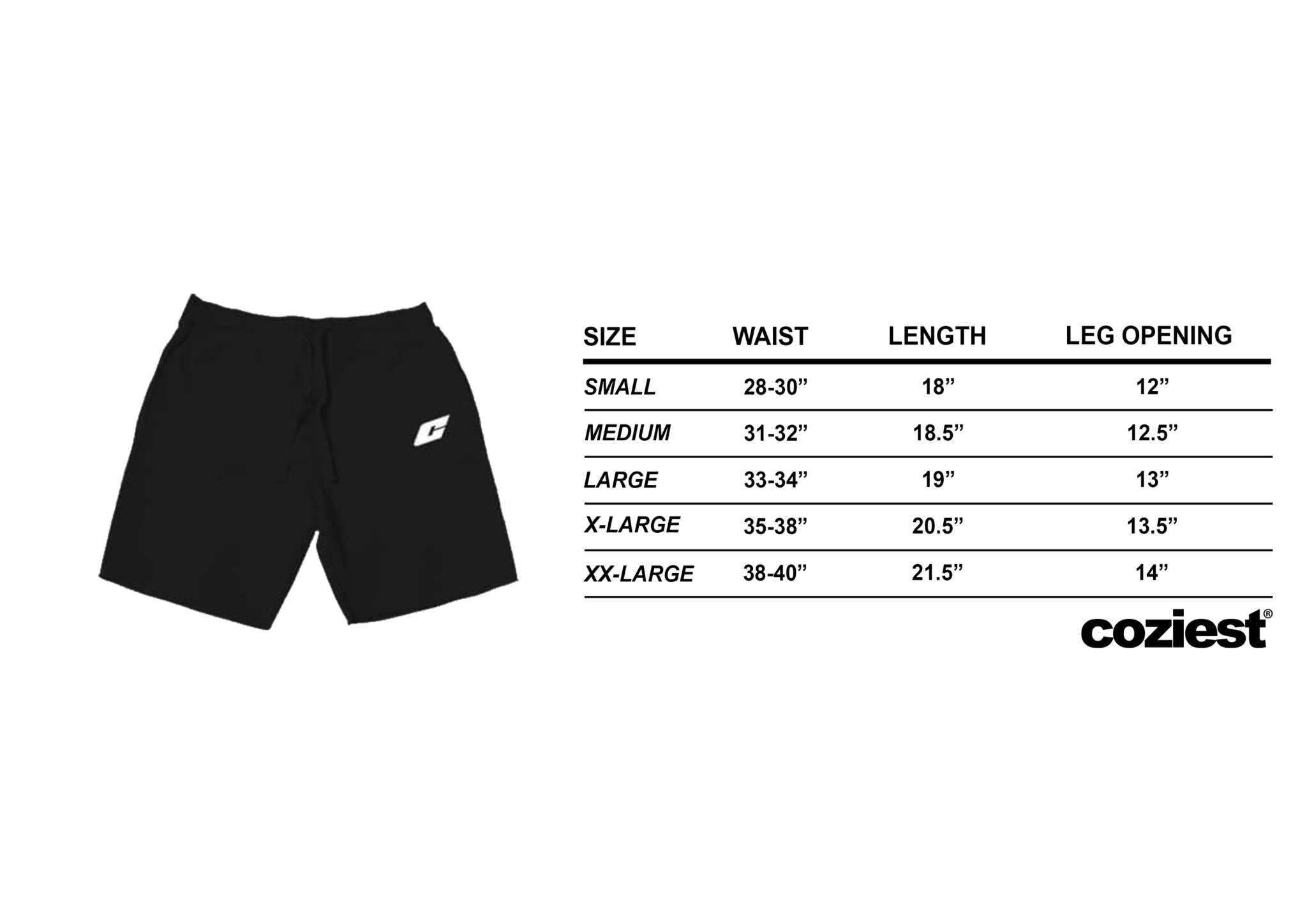 "Rated Coziest" Shorts