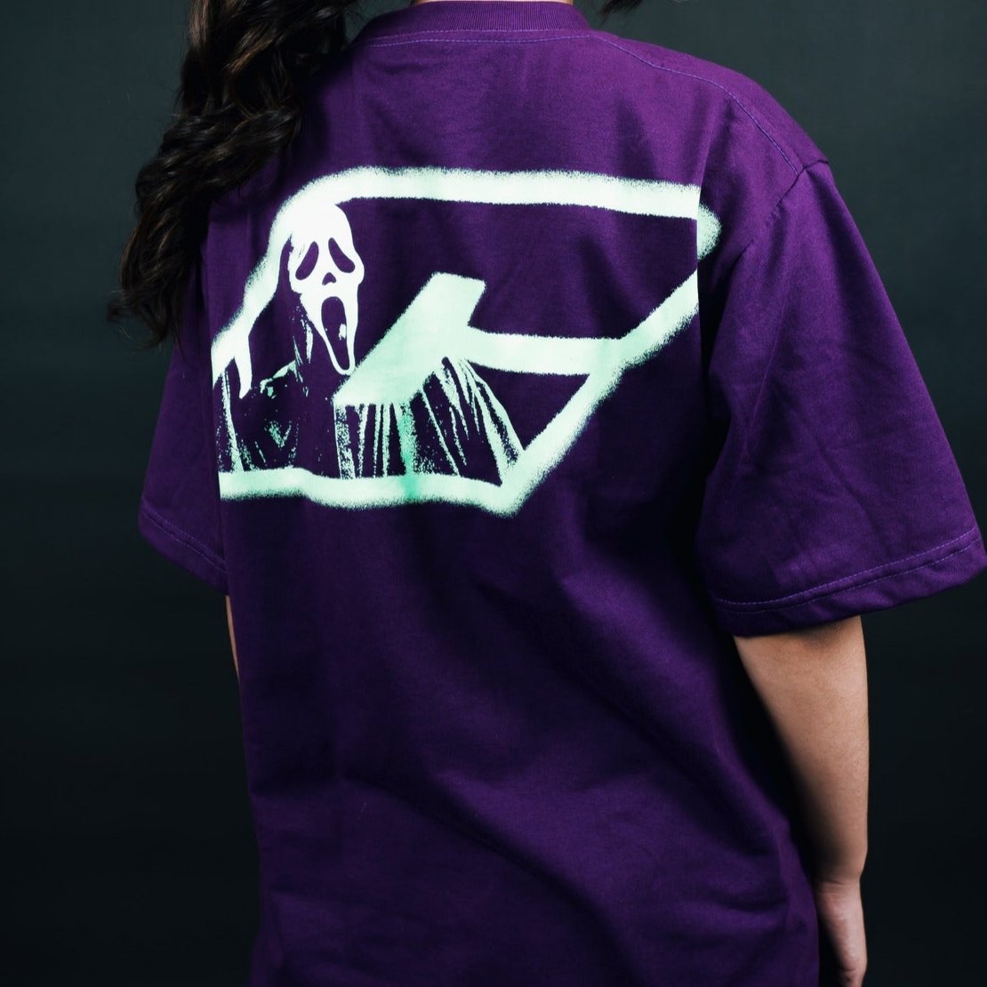 “Glow” Tee in Violet Colorway