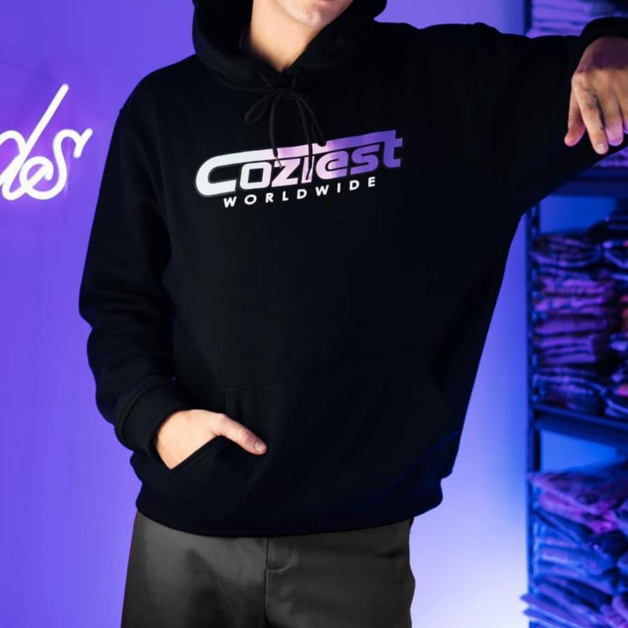 “Motto” Hoodie in Spectrum Colorway