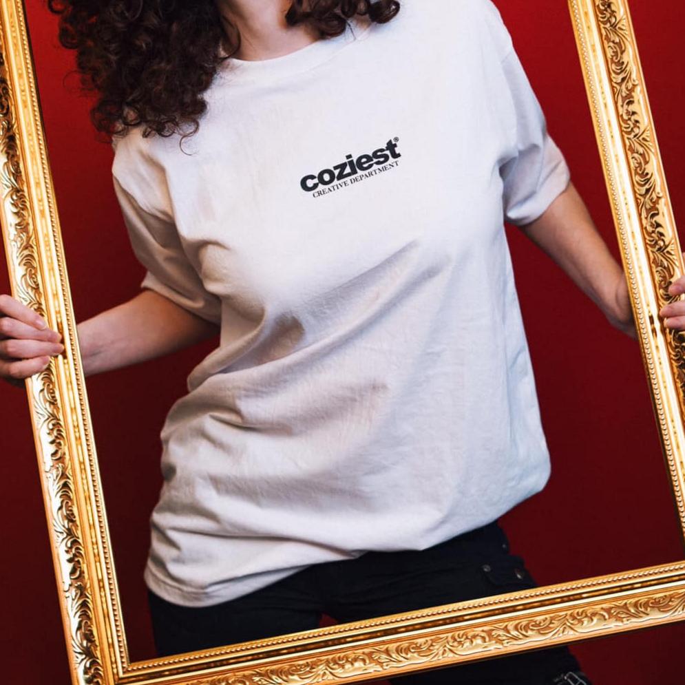 “Frames” Tee in White Colorway