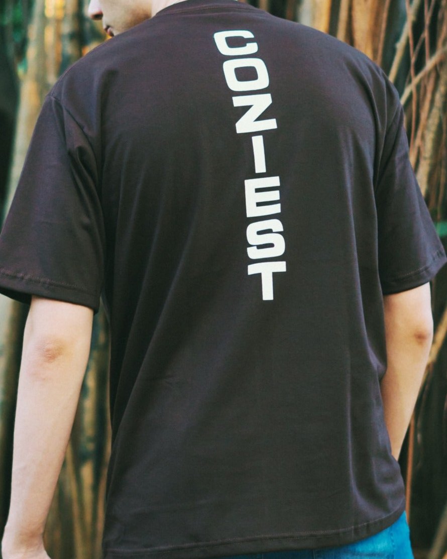 “CVC” Tee in Choco Brown Colorway