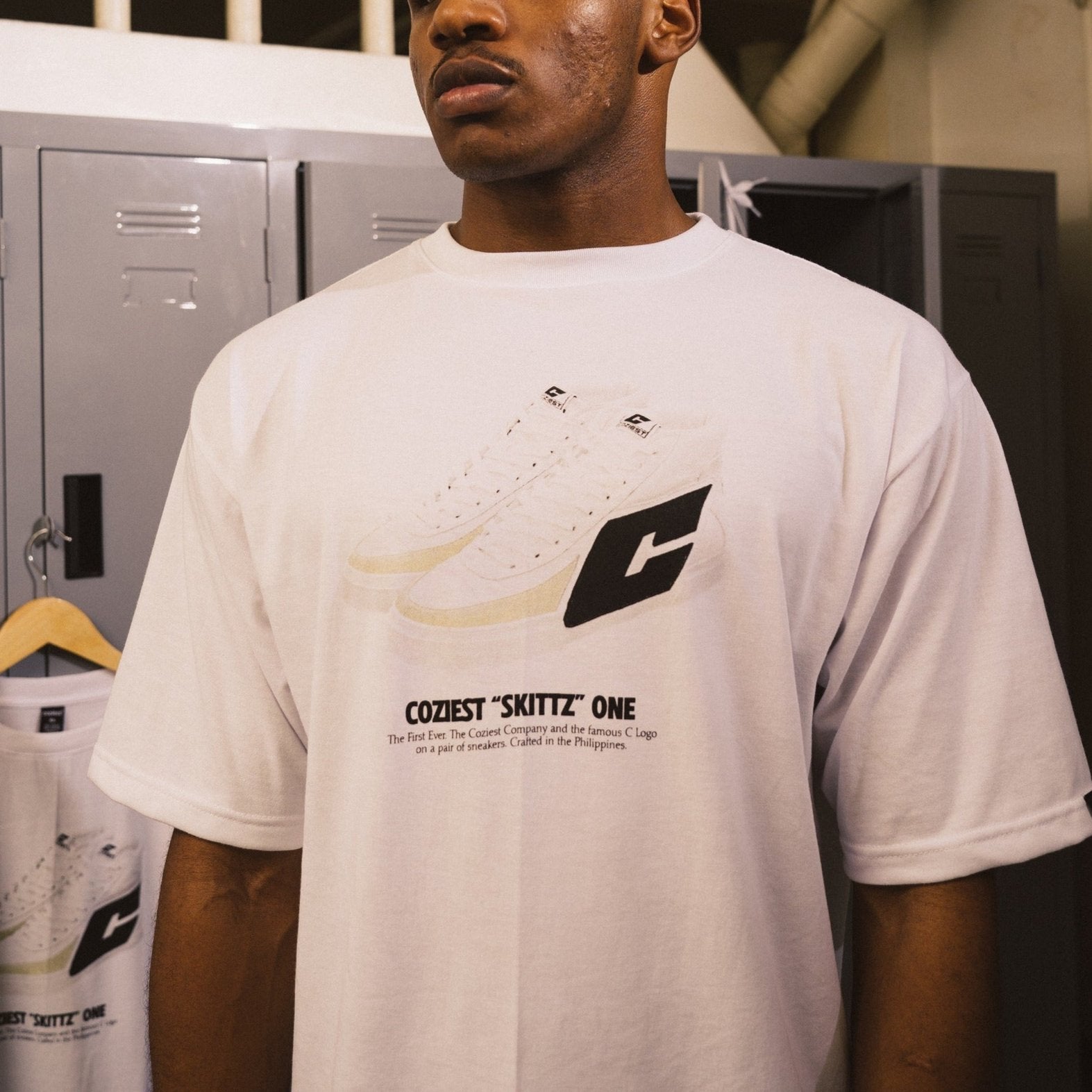 "Skitts 1" Tee in White Colorway