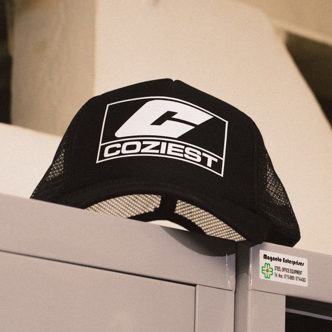 "Basketball Diaries" Trucker Cap in Black Colorway