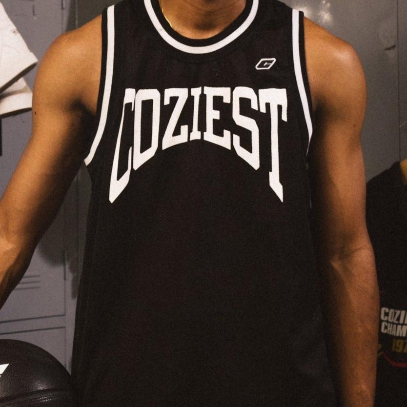 "Basketball Diaries" Basketball Jersey in Black Colorway