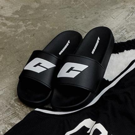 "Basketball Diaries" Slides in Black Colorway
