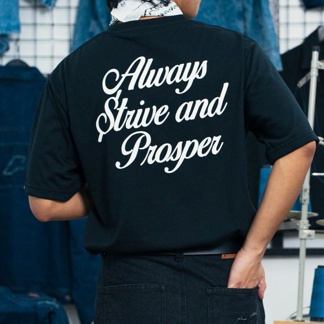 "Prosper" Tee in Black Colorway