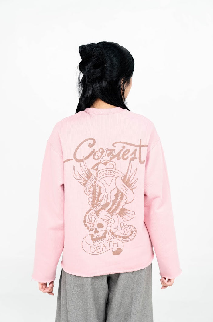 “Death” Long Sleeve in Pink Colorway