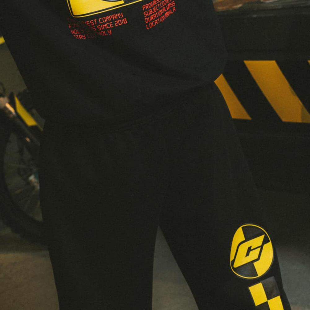 "Simulator" Sweatpants in Black Colorway