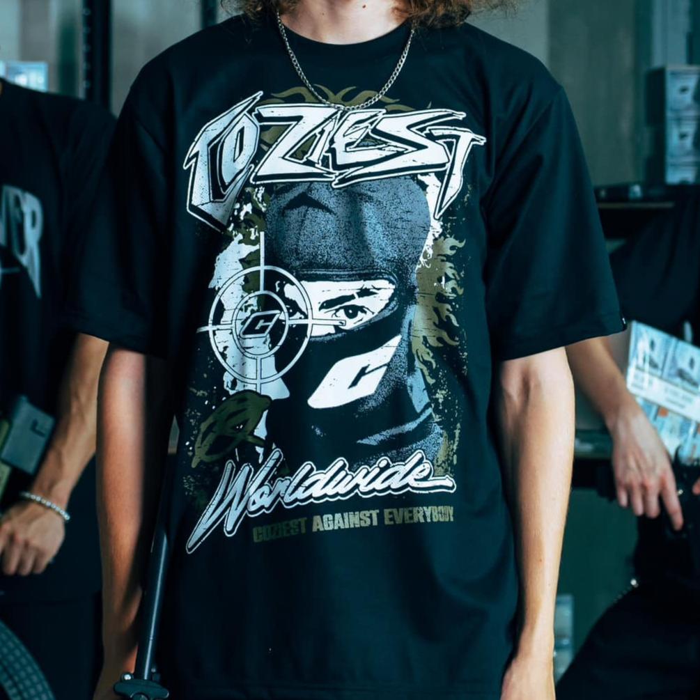 "Rusty" Tee in Black Colorway