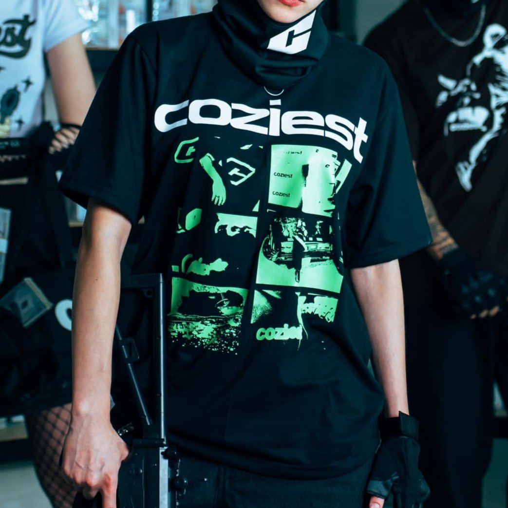 "Night Vision" Tee in Black Colorway