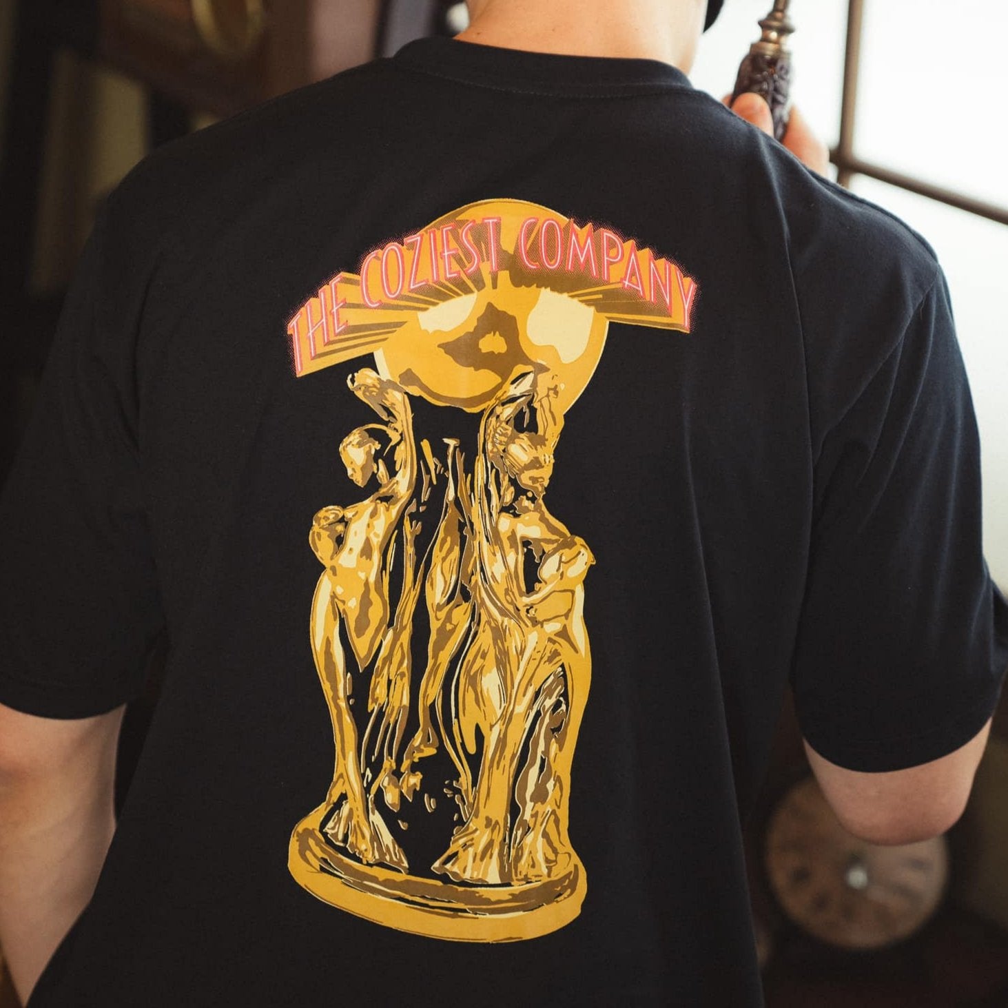 "Statue" Tee in Black Colorway
