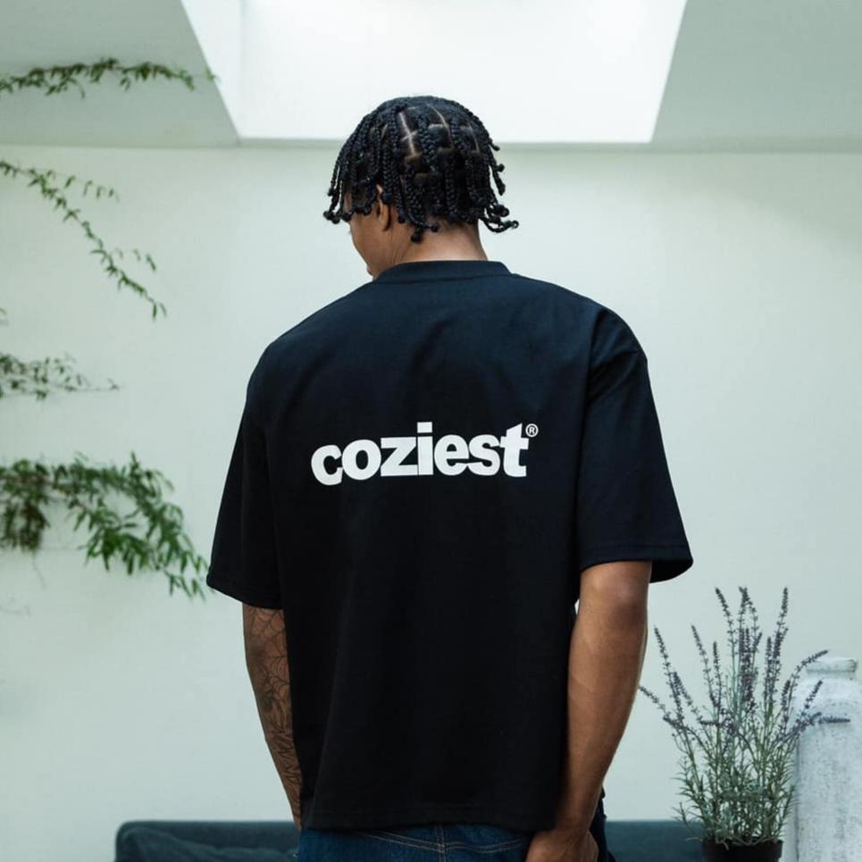 "Classic" Logo Cropped Tee in Black Colorway