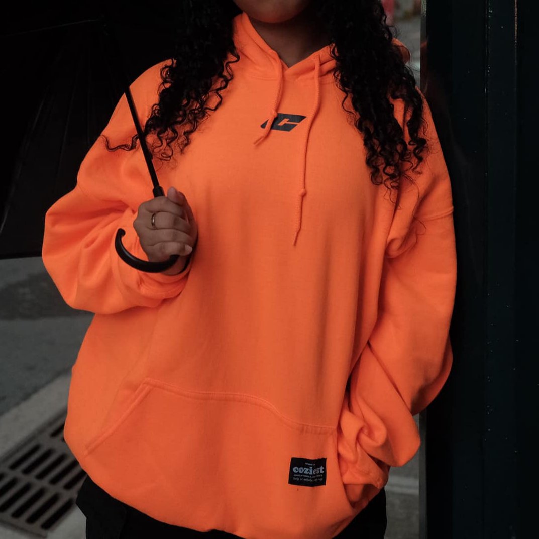 "Cozy Movements V.1" Hoodie in Orange Colorway