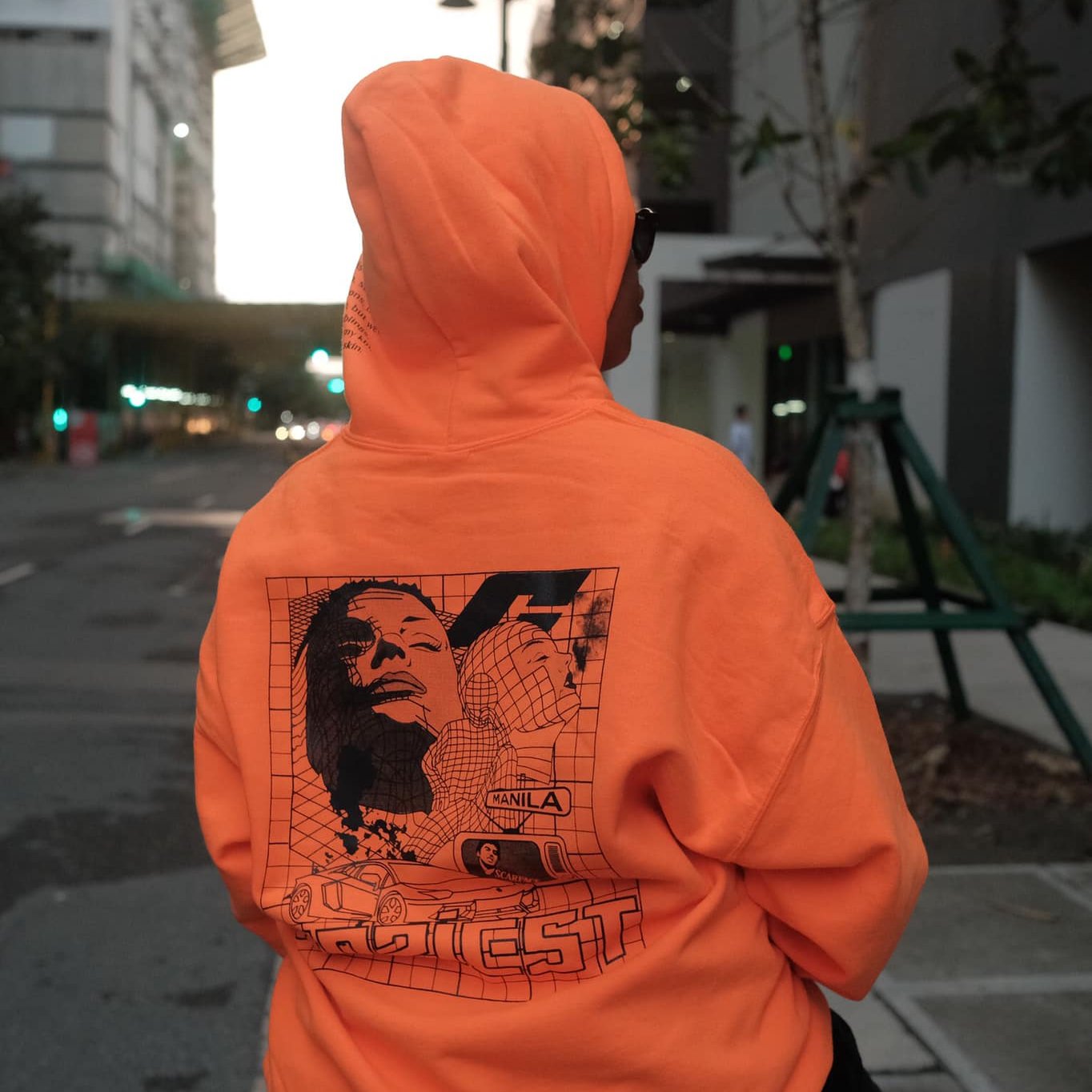 "Cozy Movements V.1" Hoodie in Orange Colorway