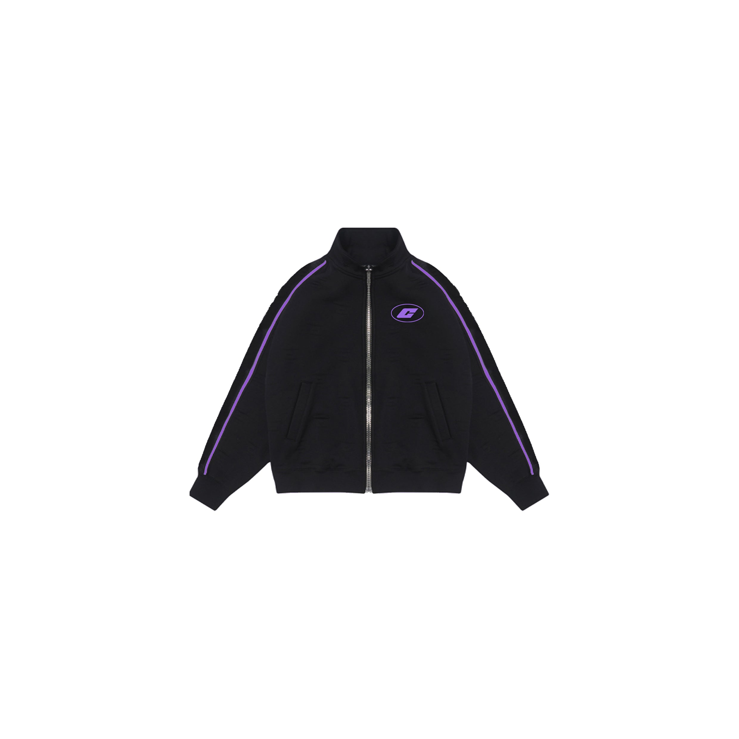 "777" Tracksuit Jacket in Black Colorway