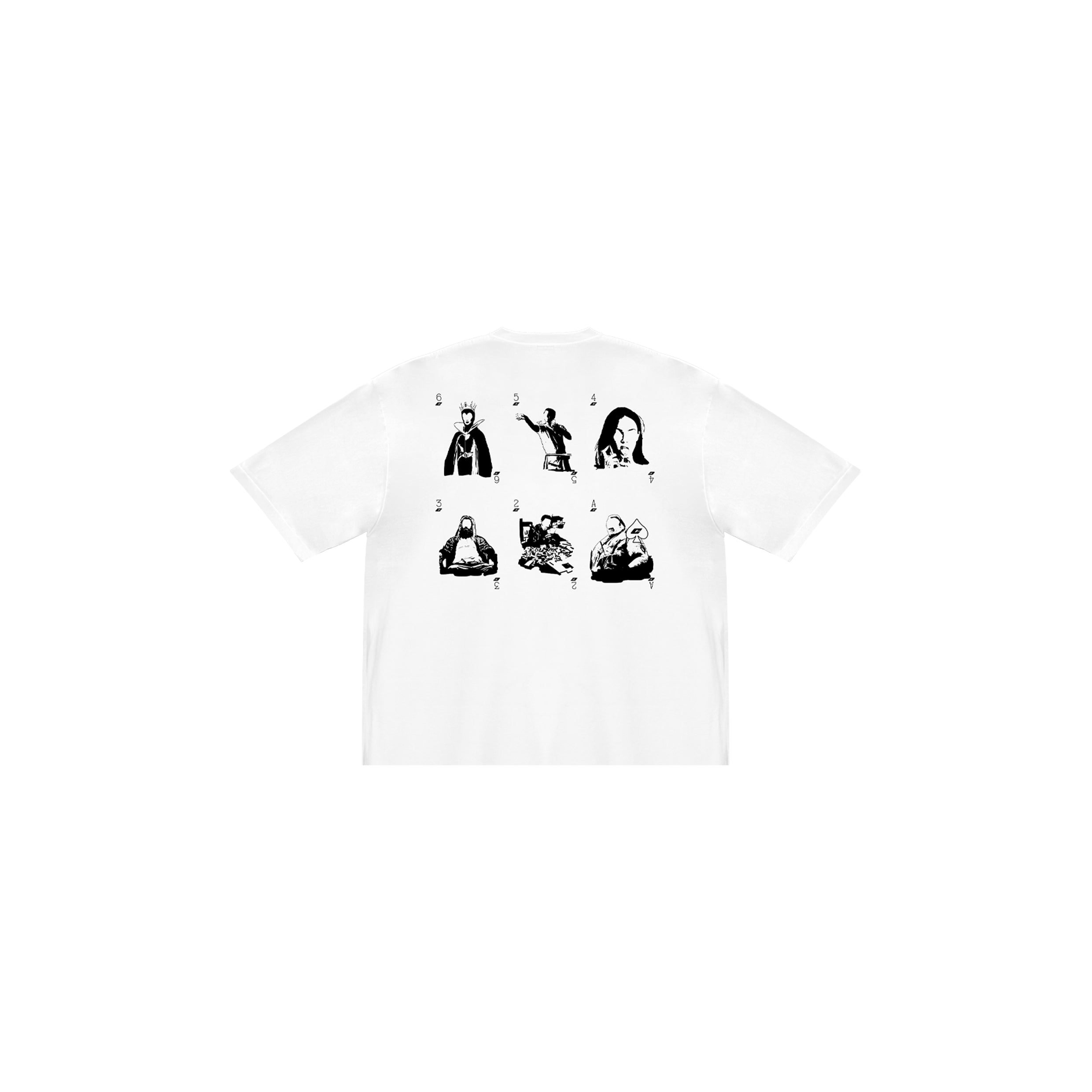 "Deck" Tee in White Colorway