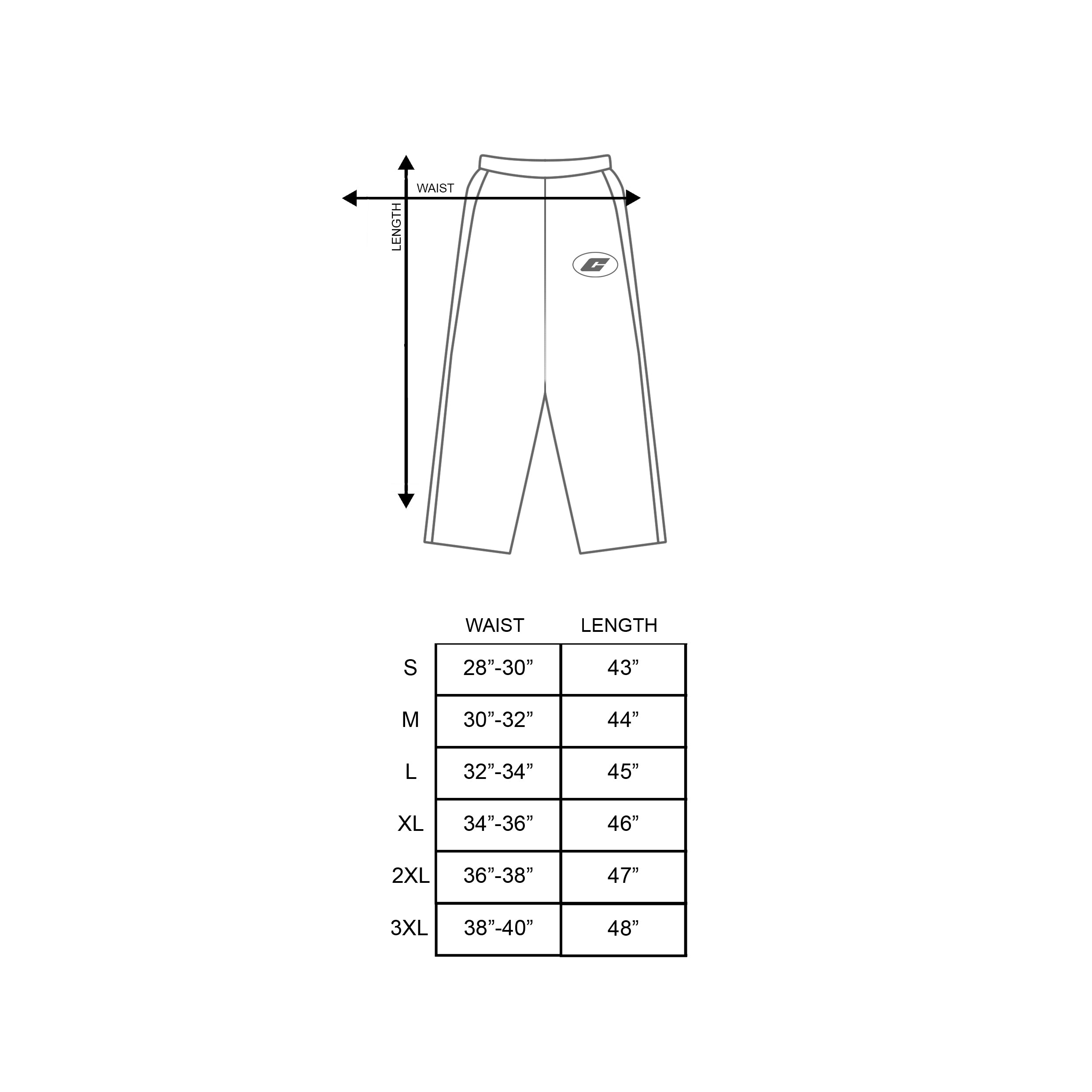 "777" Trackpants in Black Colorway