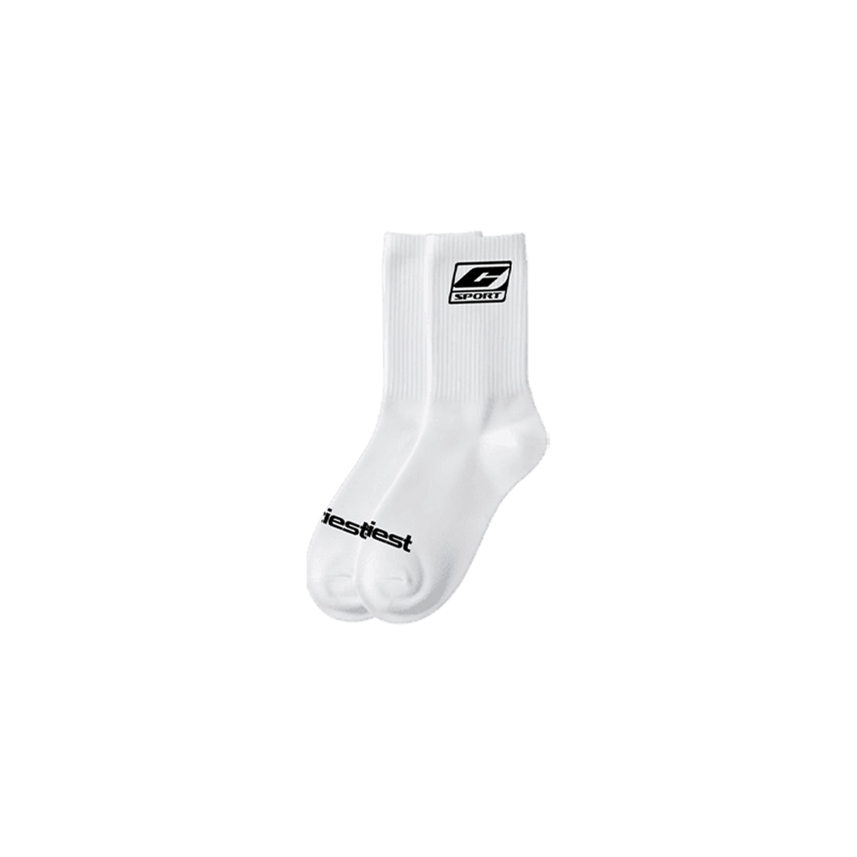 "C Sport" Socks in White