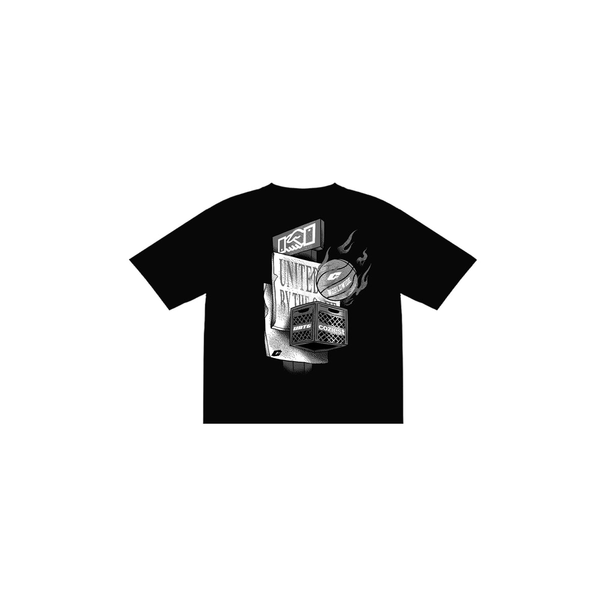 "United" Tee in Black
