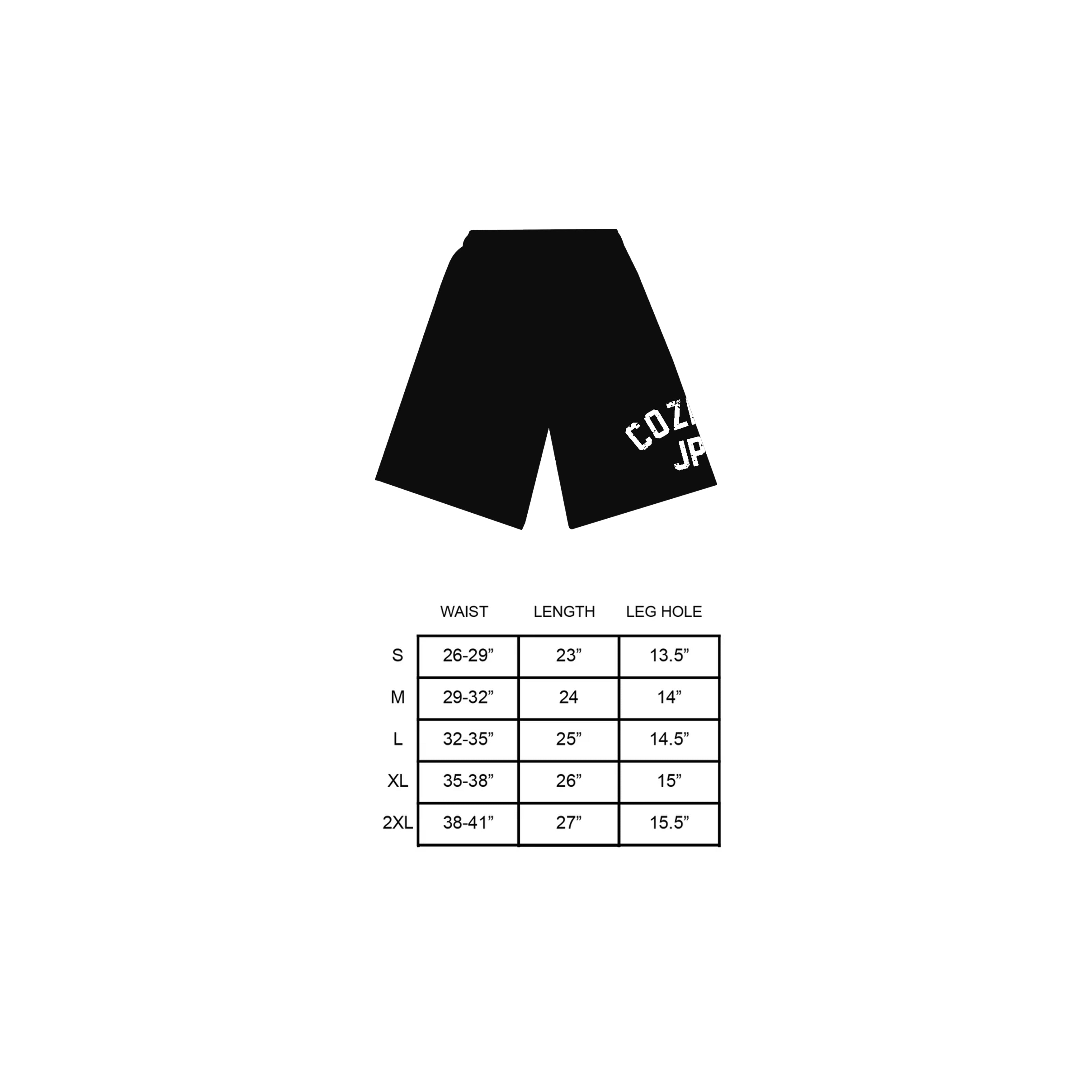 “Italic” Sweatshort in Orange Colorway