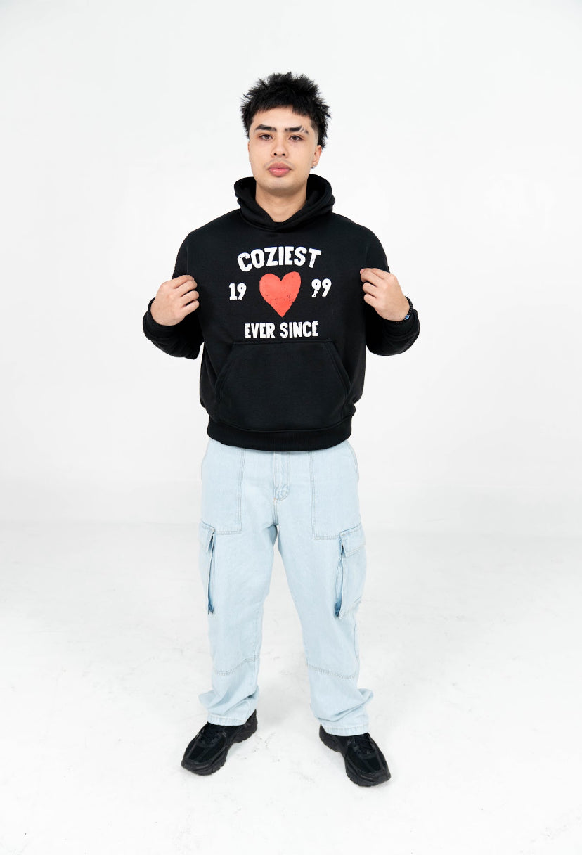 "1999" Hoodie in Black Colorway