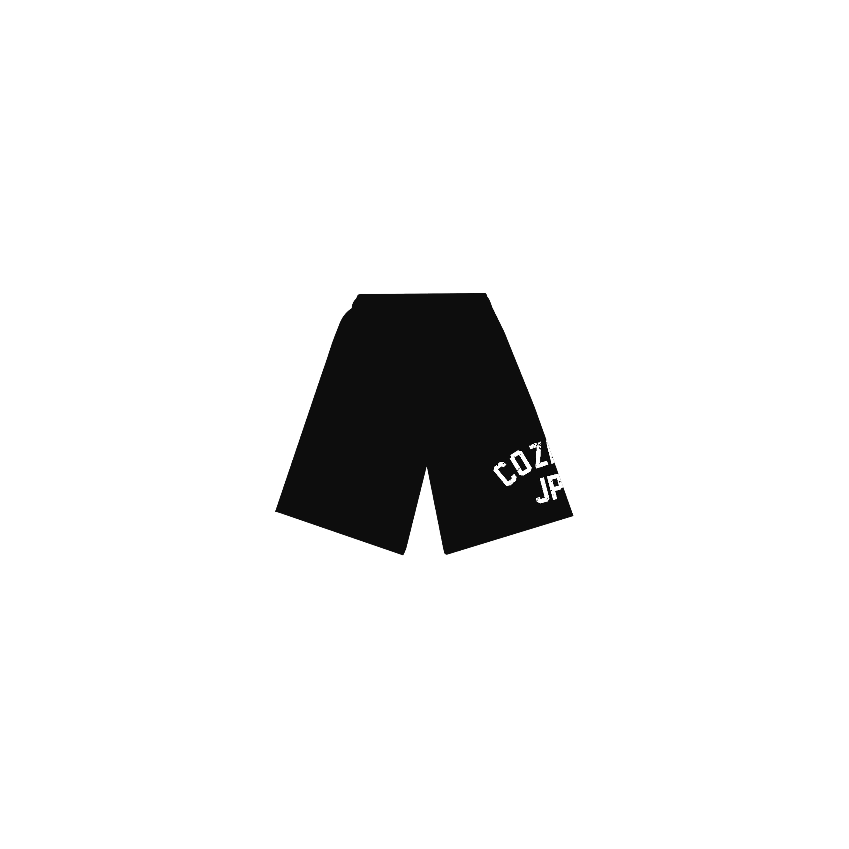 “ARC JPN” Sweatshort in Yellow and Black