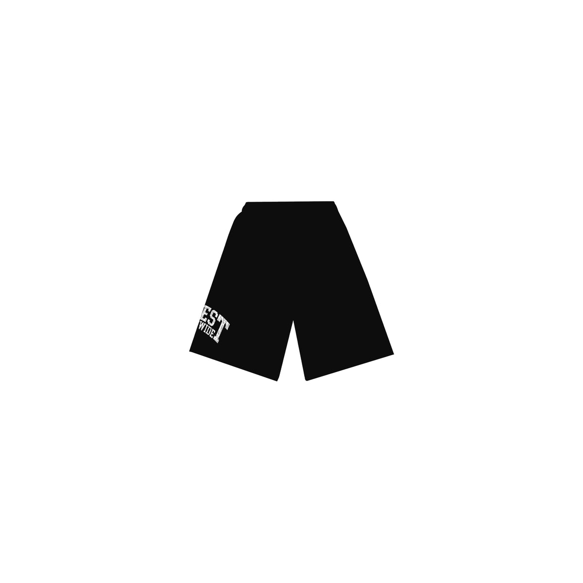 “CWW” Sweatshort in Black and Heather Gray Colorway