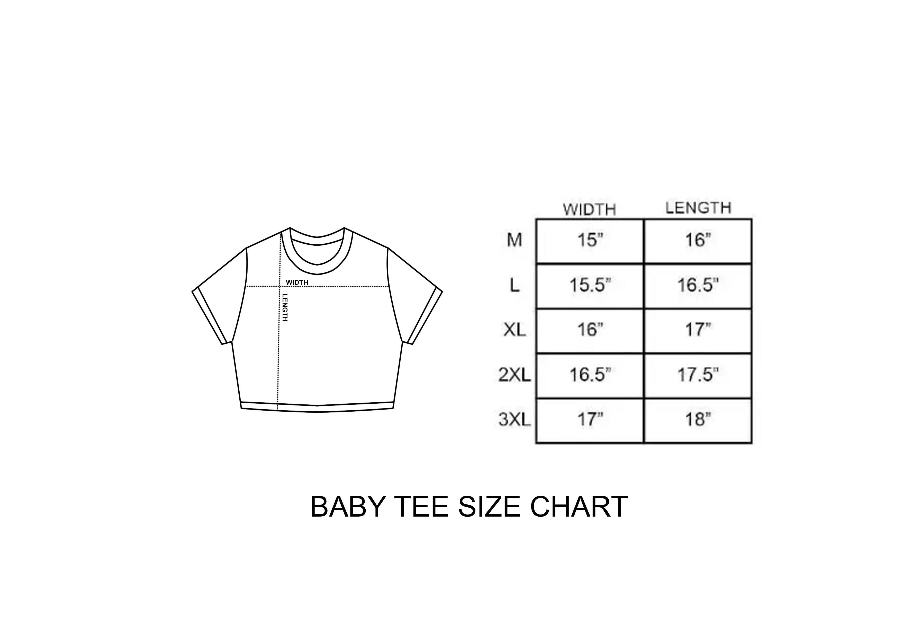 "Trust" Baby Tee in Black Colorway