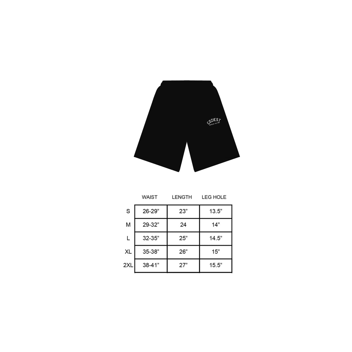 "UBTG" Sweatshort in Black