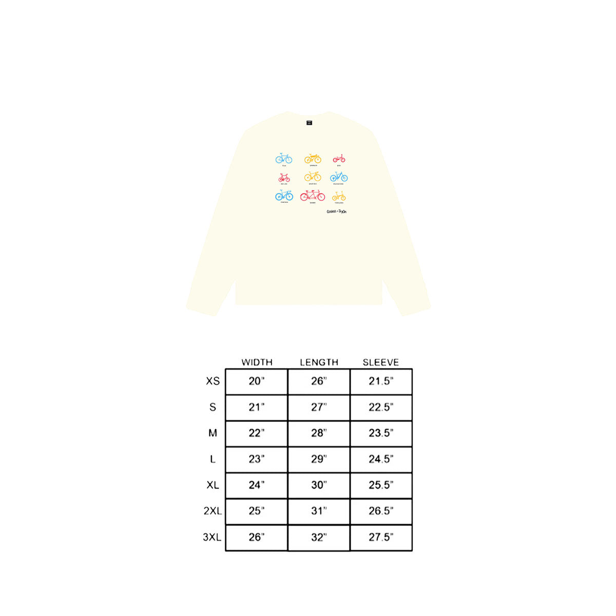 “Frames" Longsleeve in Cream