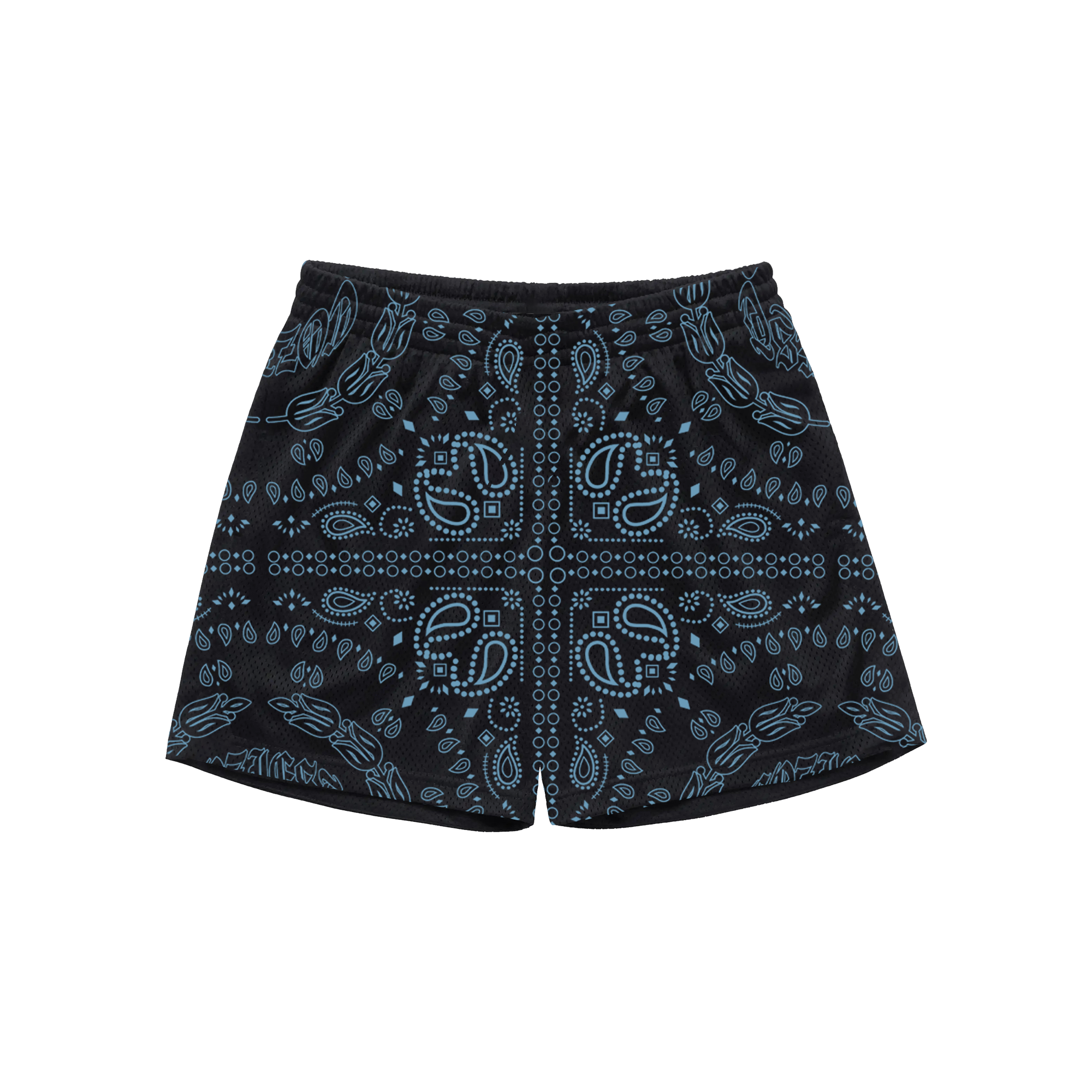 "The Fifth" Mesh Shorts in Black Colorway