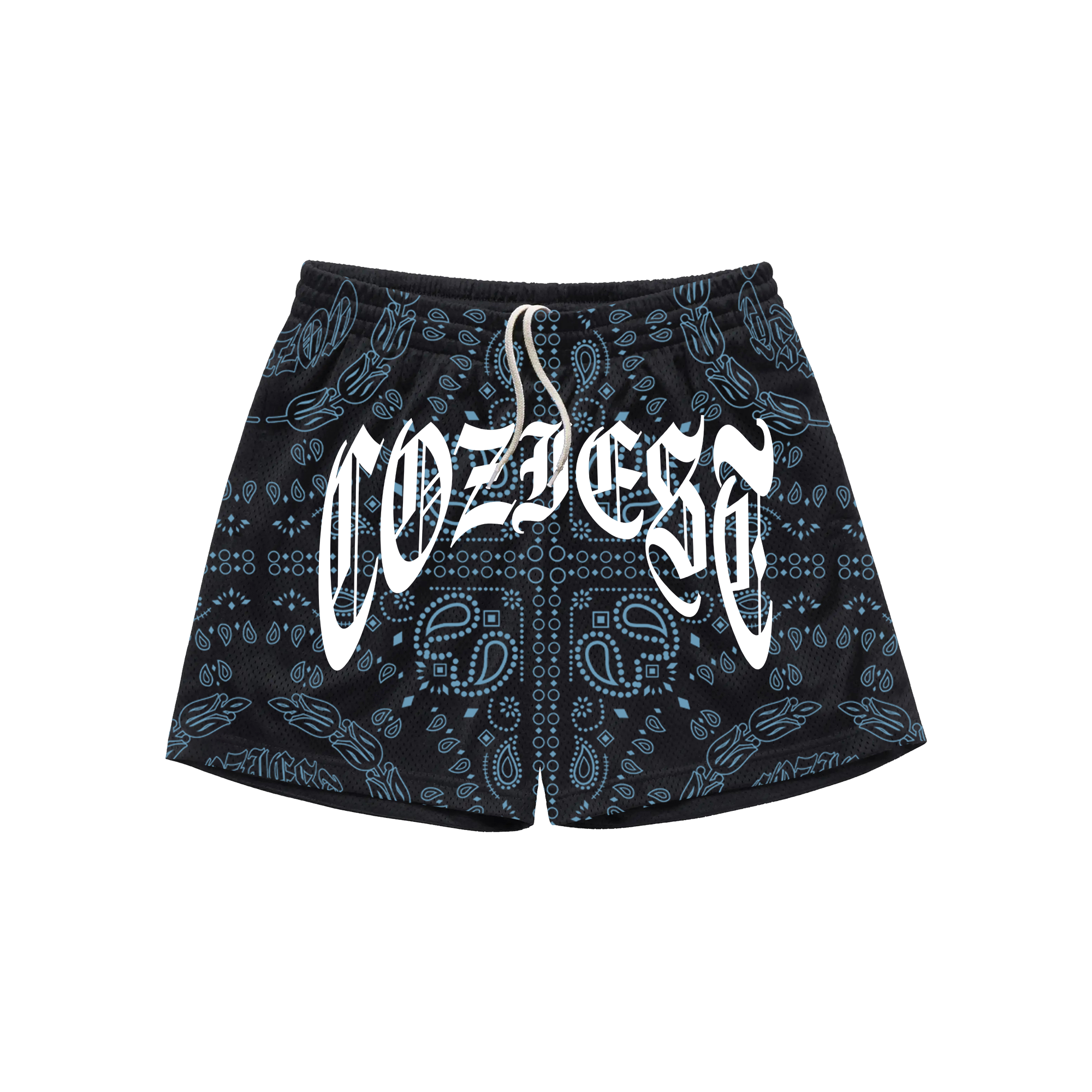 "The Fifth" Mesh Shorts in Black Colorway