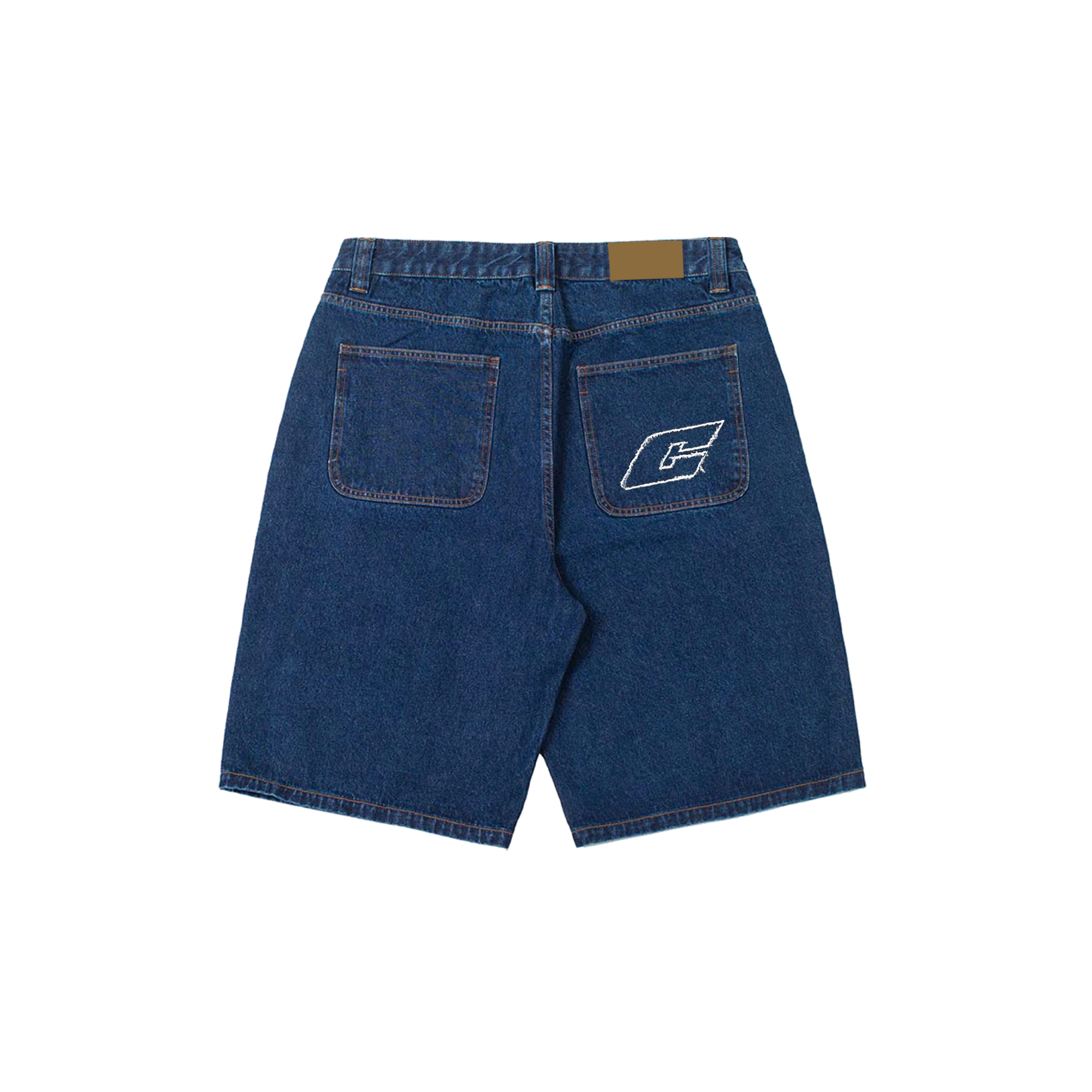 "The Fifth" Denim Jorts in Blue Colorway