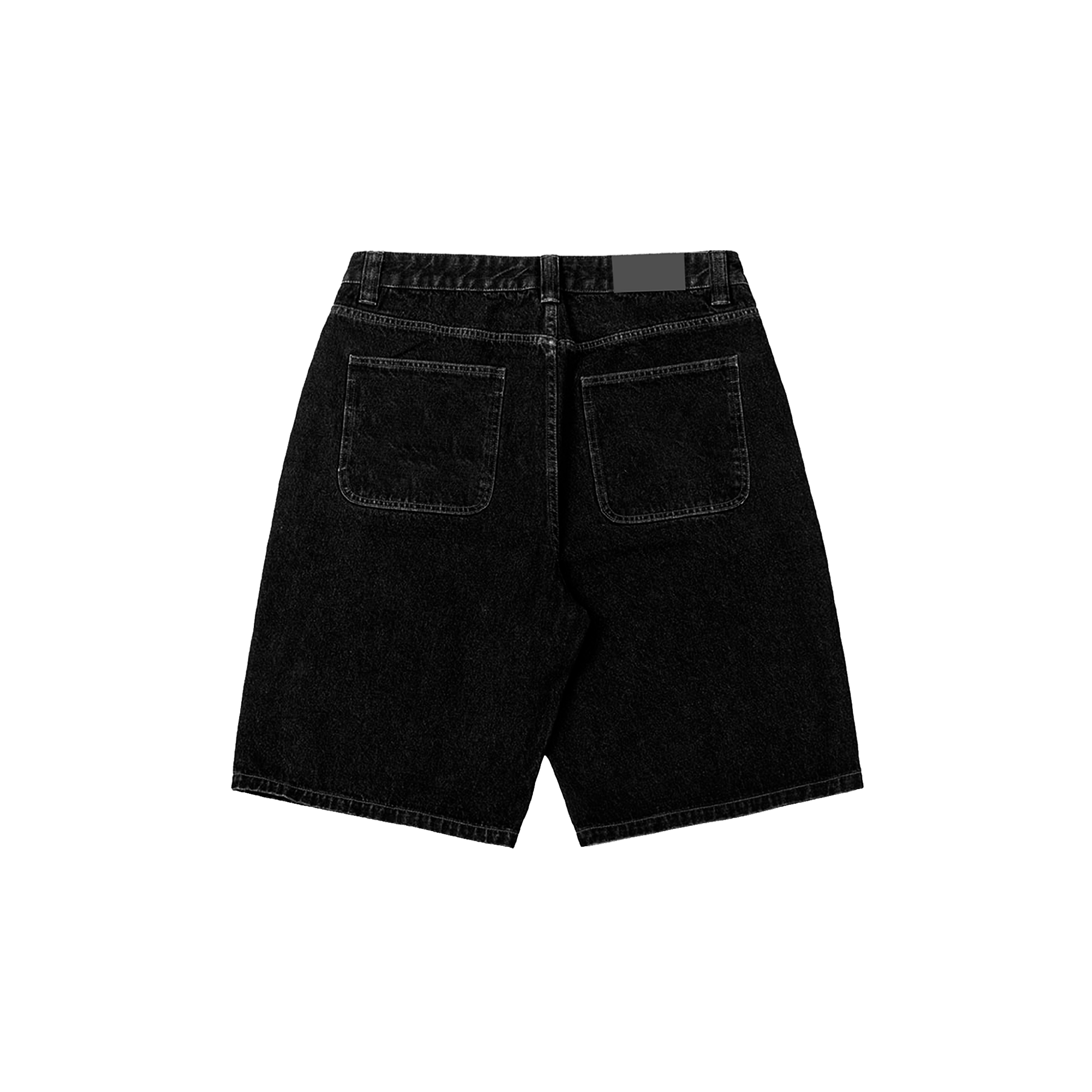 "OE" Jorts in Black Colorway