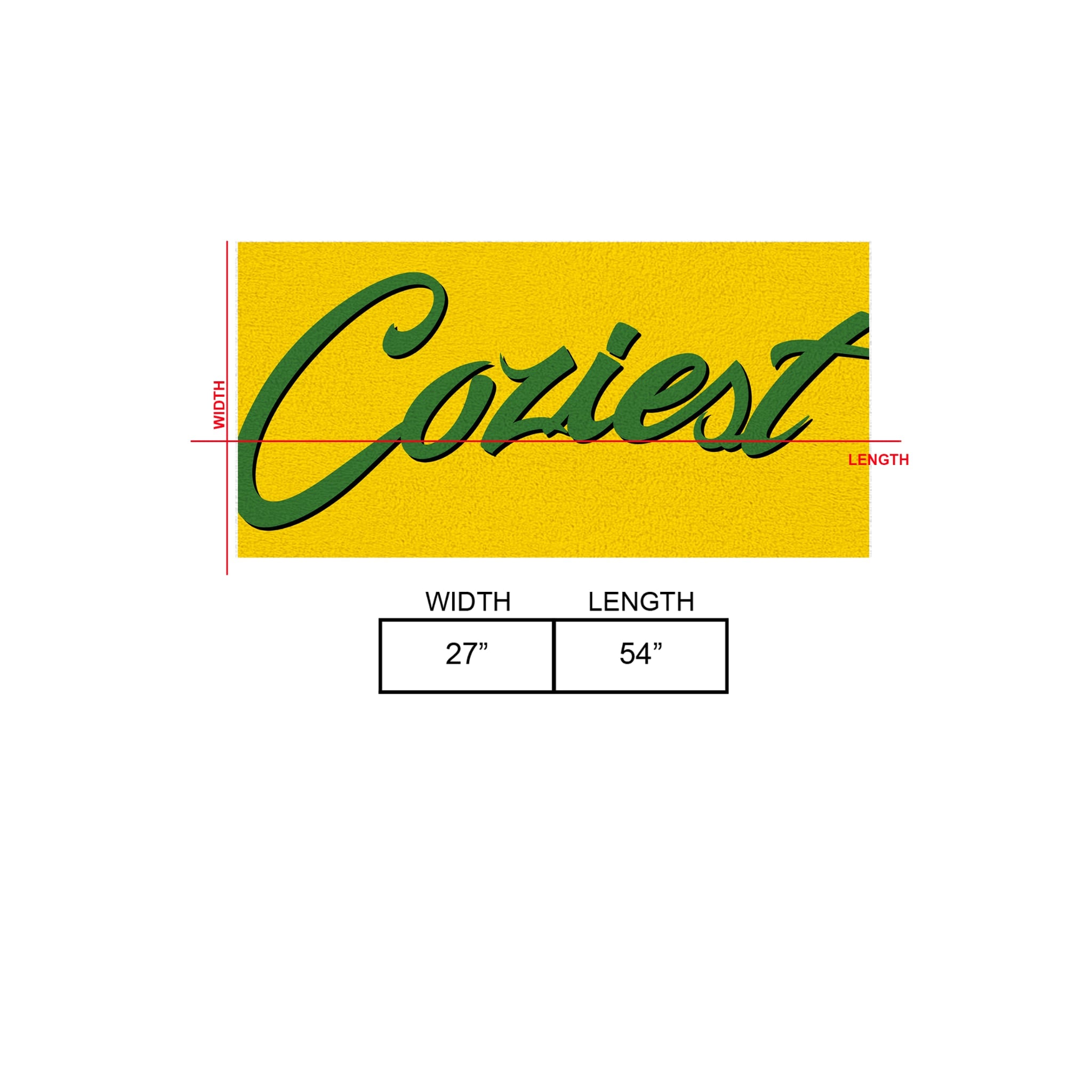 “Summer Towel” in Yellow, Green and White Colorway