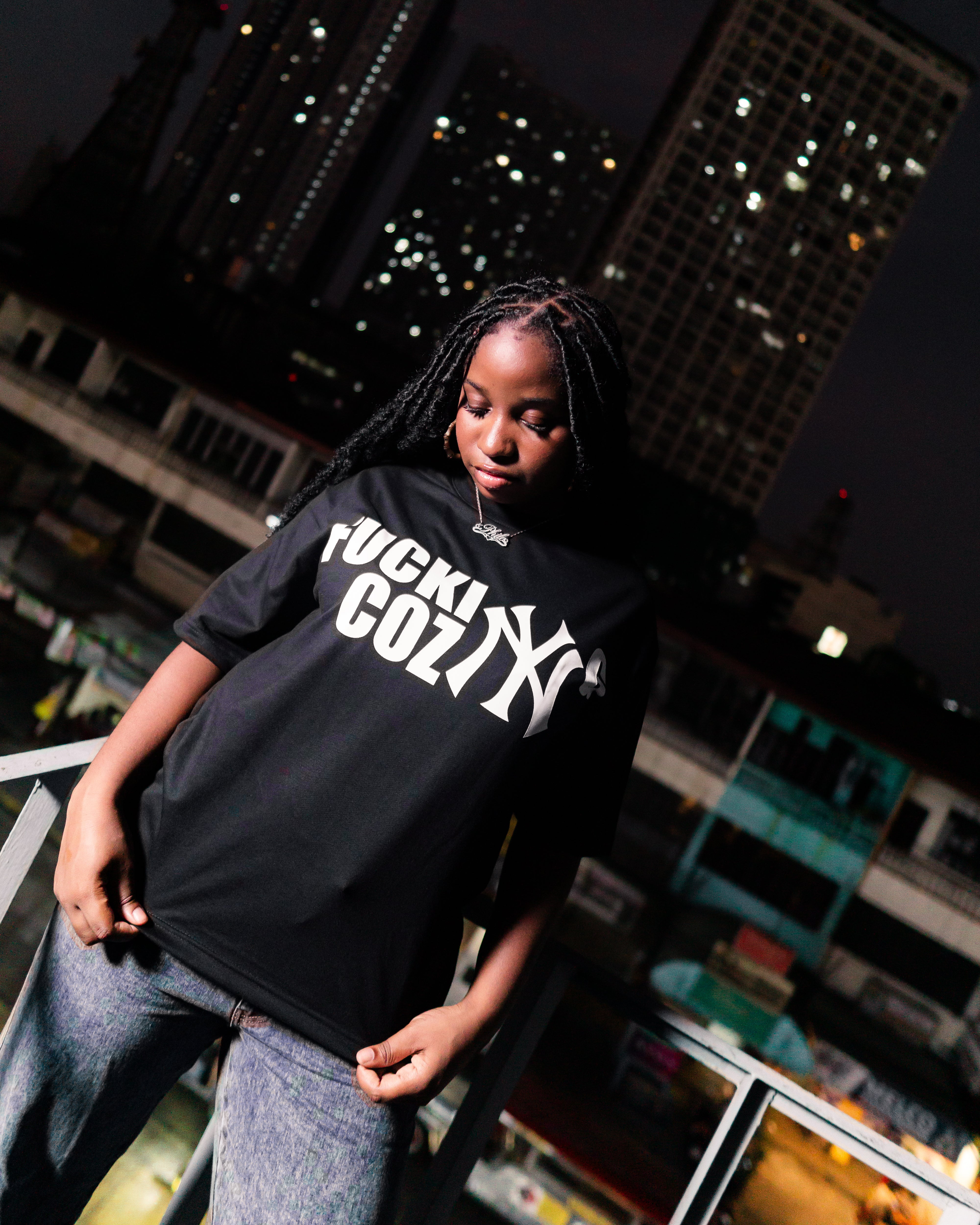 "Yankee" Tee in Black Colorway