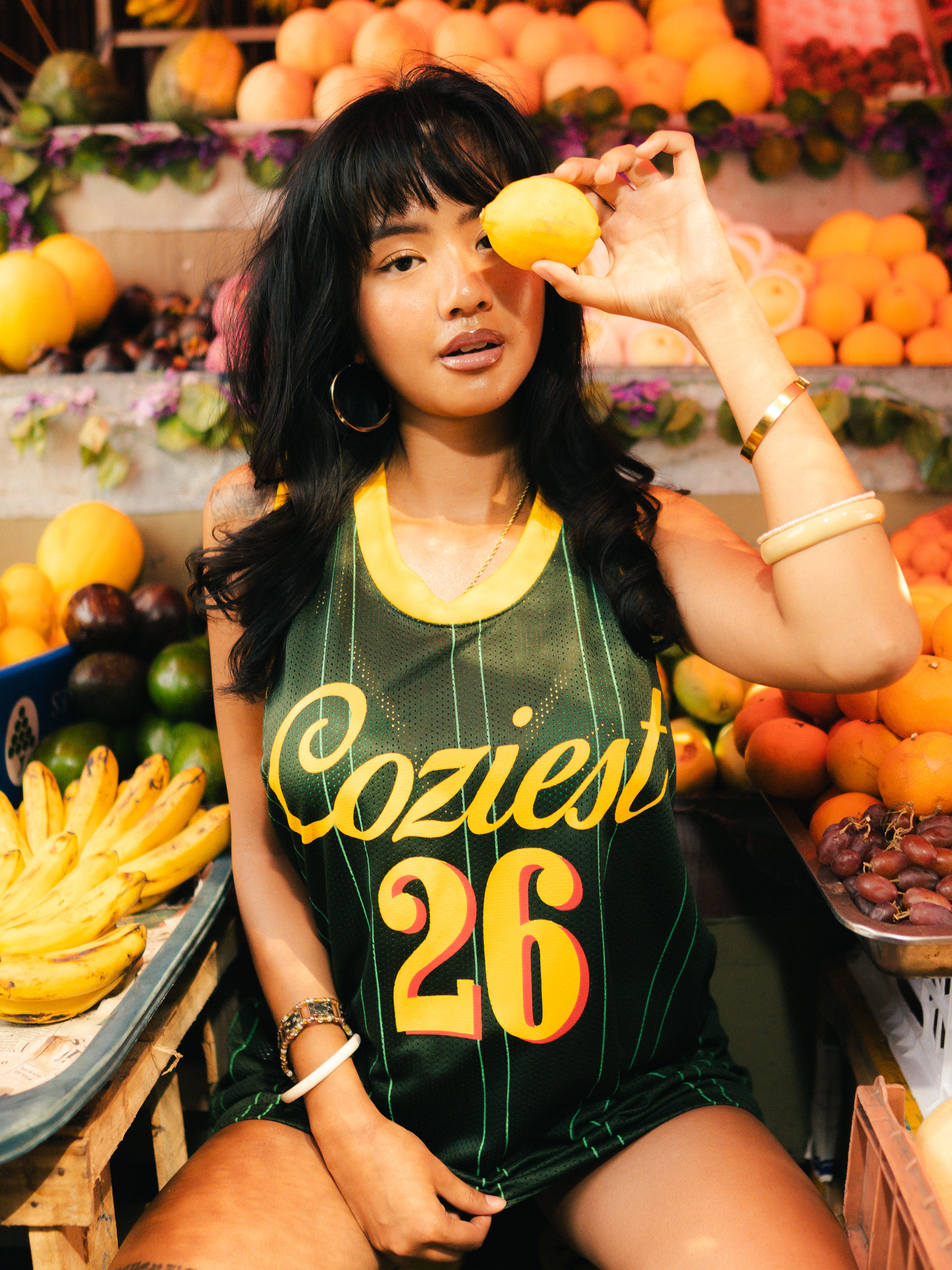 “Summer Jersey” Sando in Green Colorway