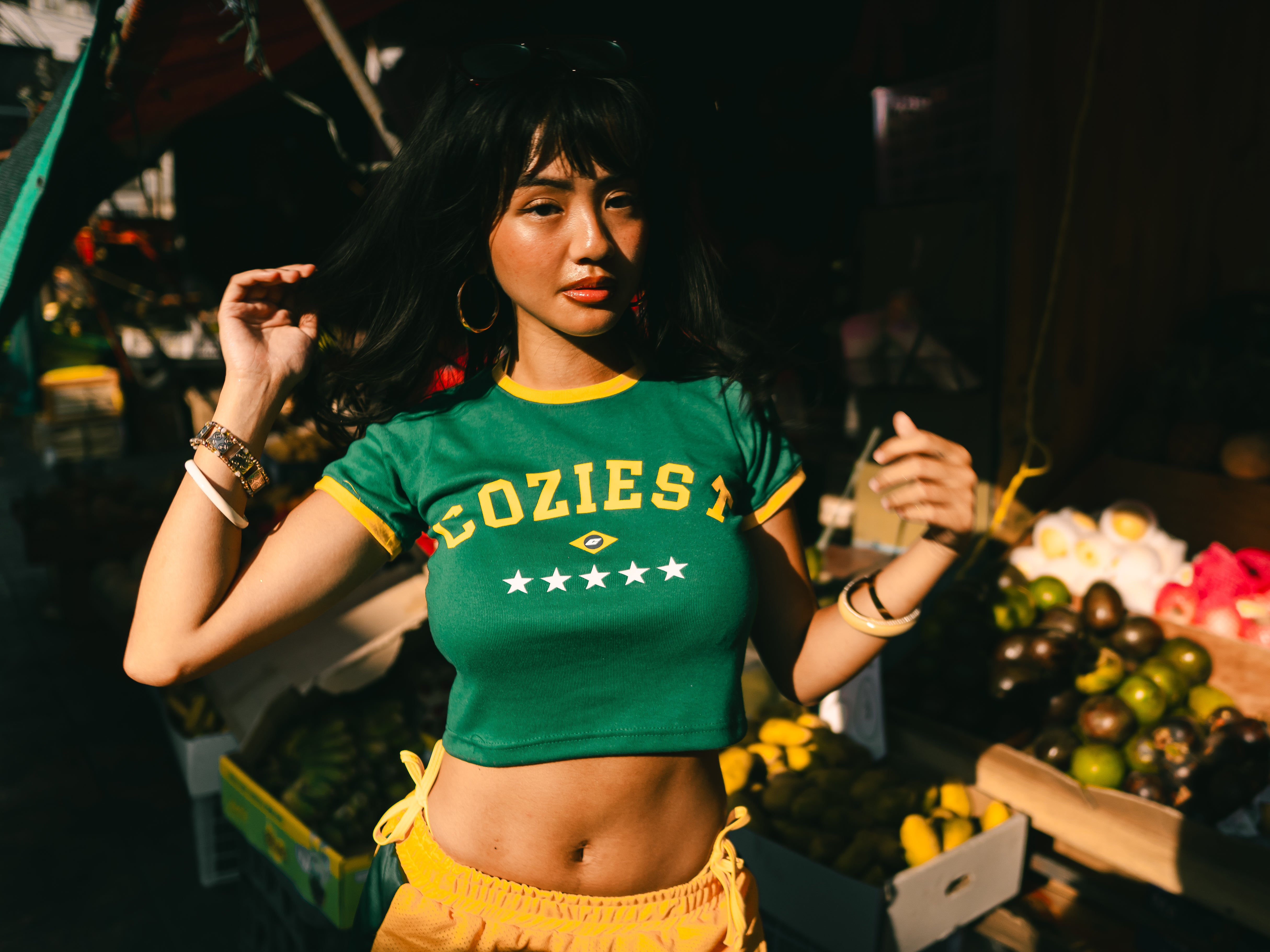 “Summer Baby Tee” in Green Colorway