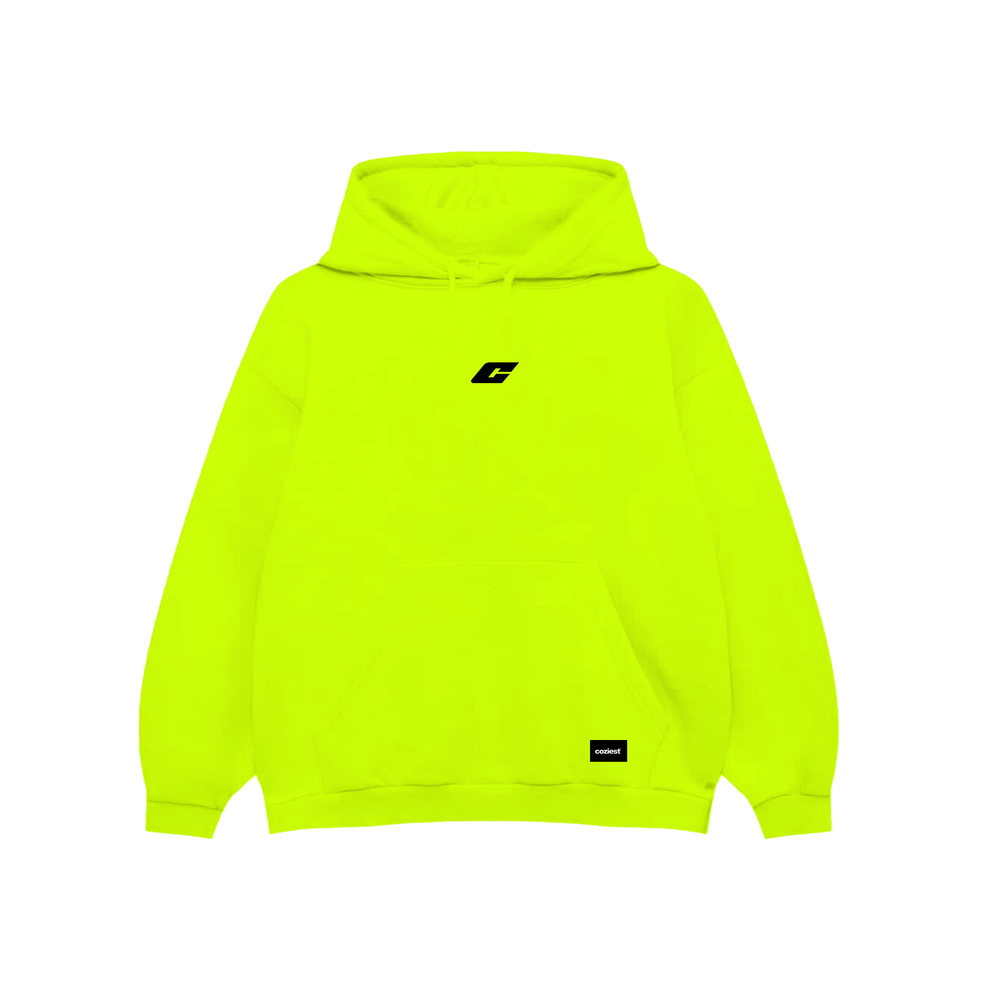 "Cozy Movements V.1" Hoodie in Yellow Green Colorway