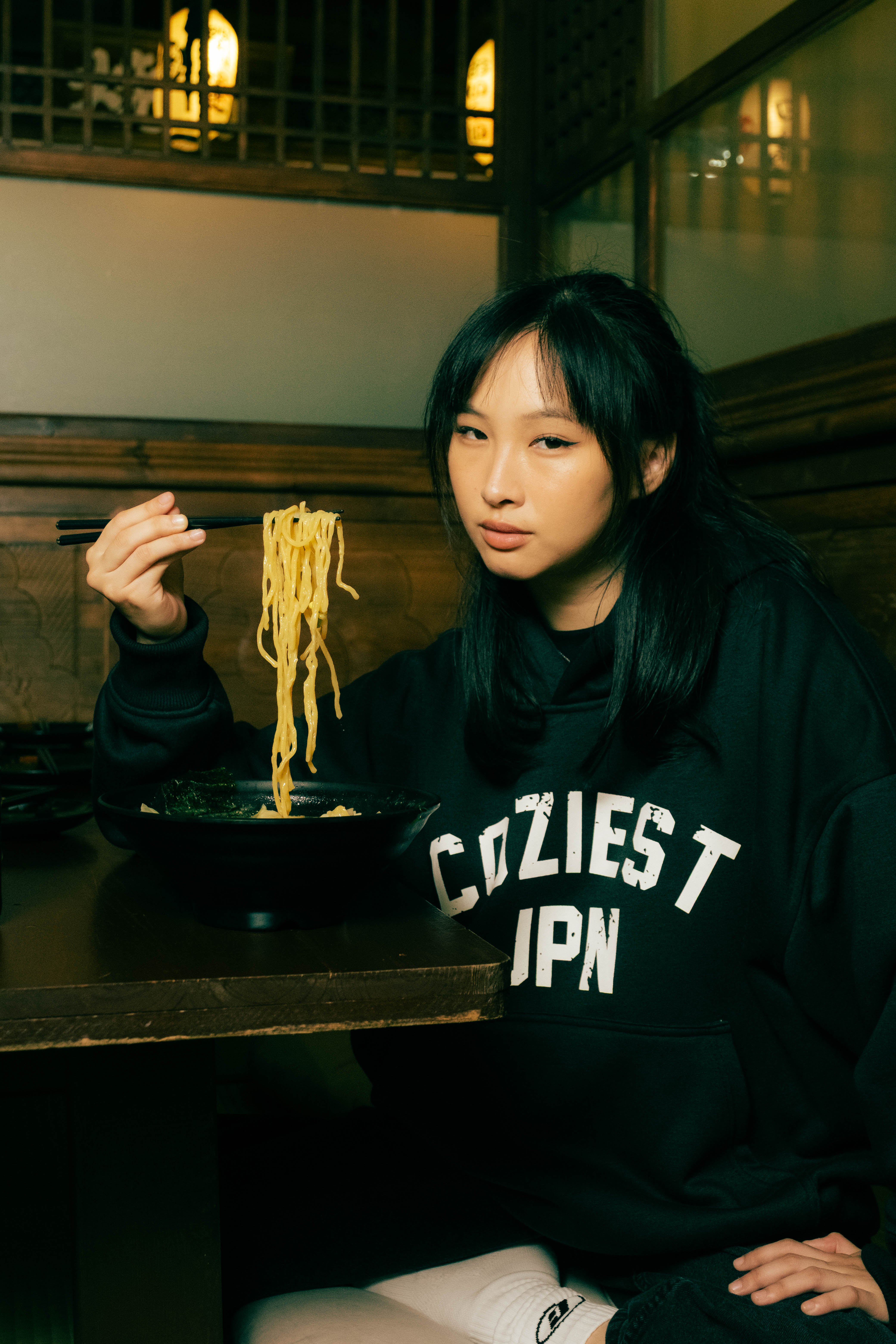 “ARC JPN” Hoodie in Yellow and Black Colorway