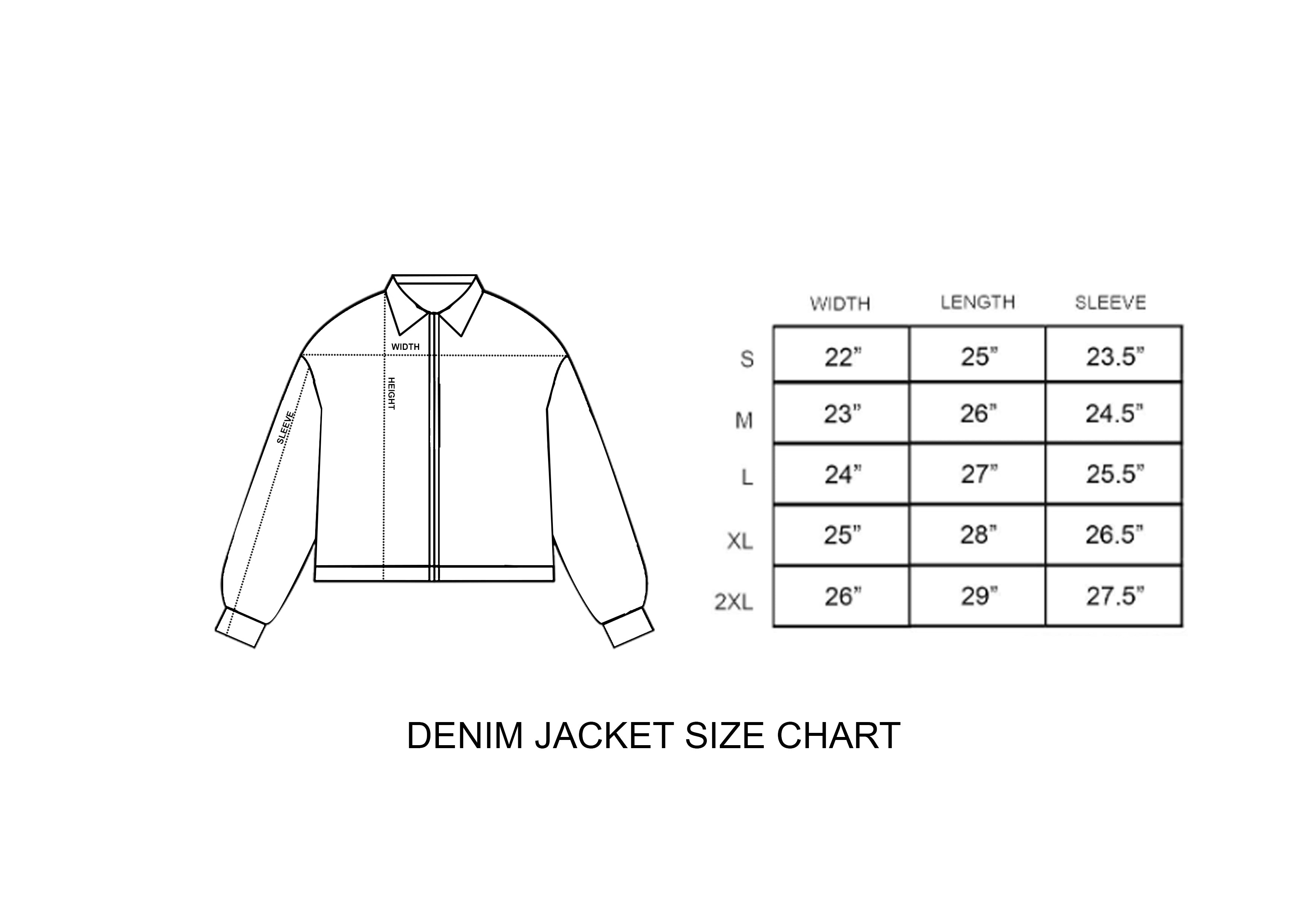 "The Fifth" Denim Jacket in Black Colorway