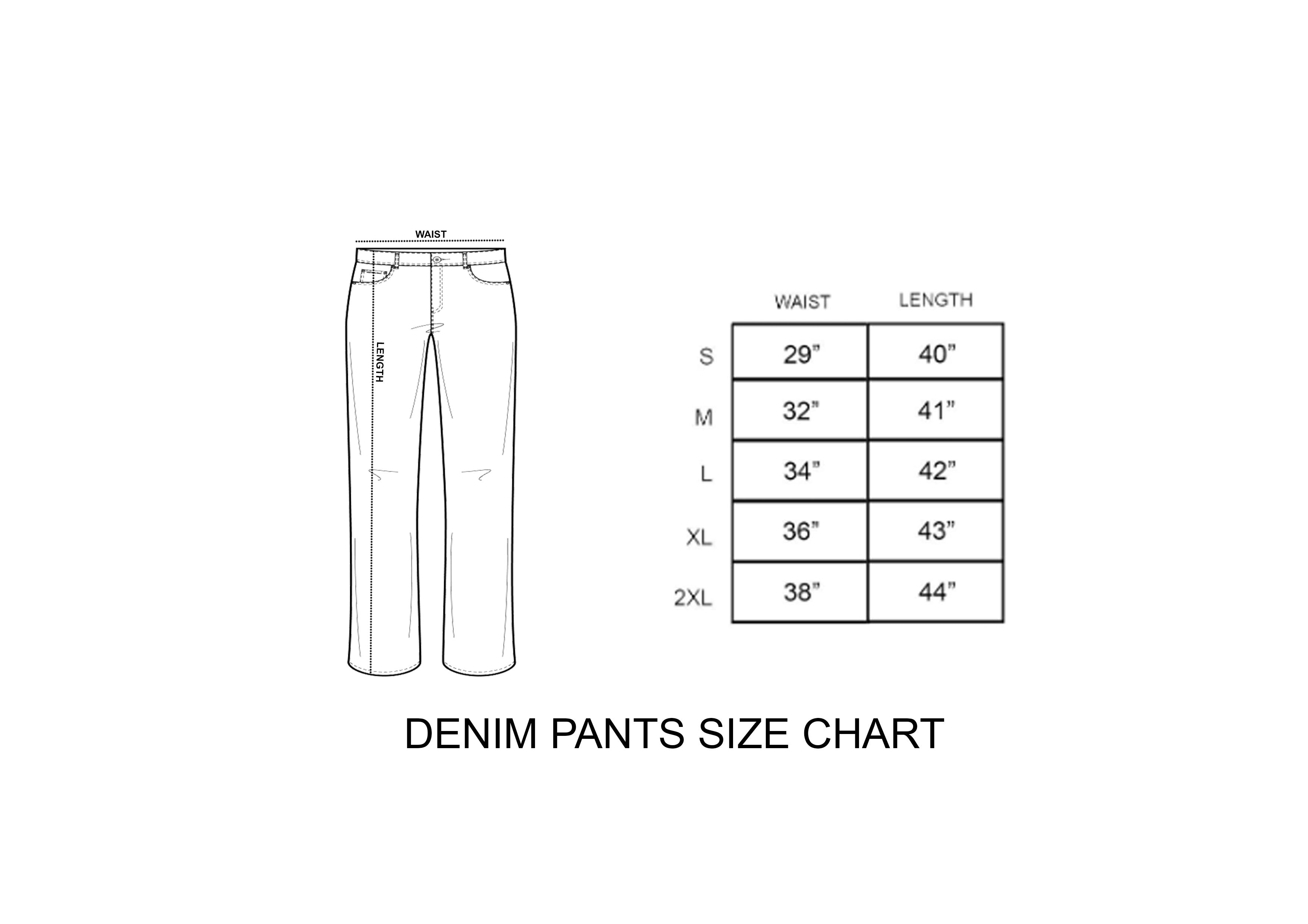 "The Fifth" Denim Pants in Black Colorway