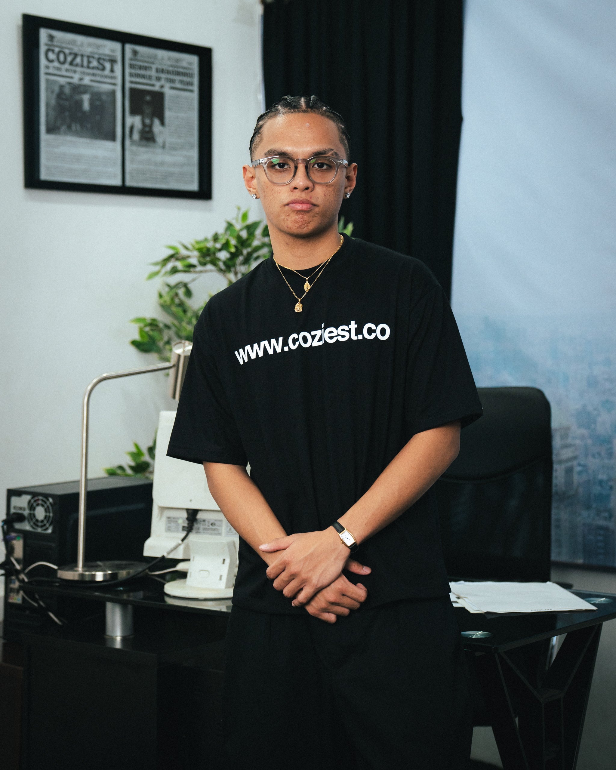 "www" Tee in Black Colorway