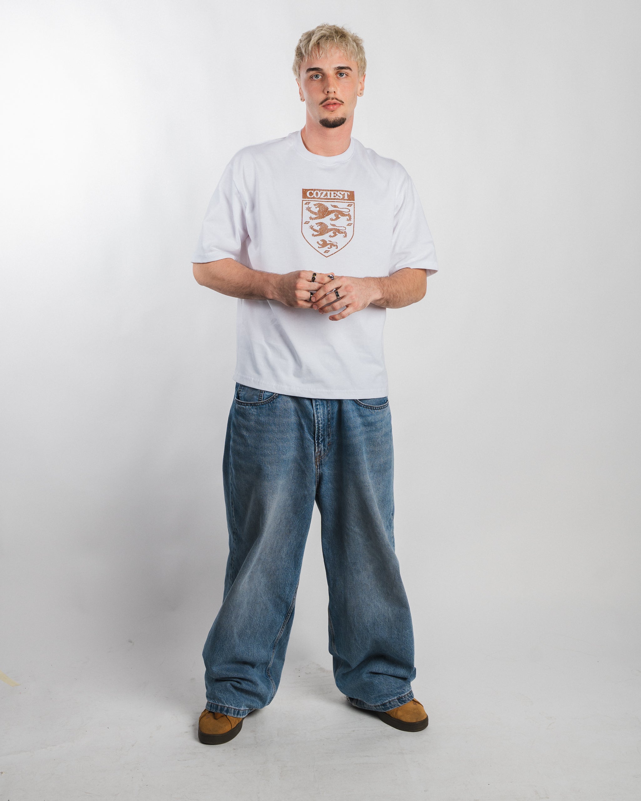 "Stark" Tee in White