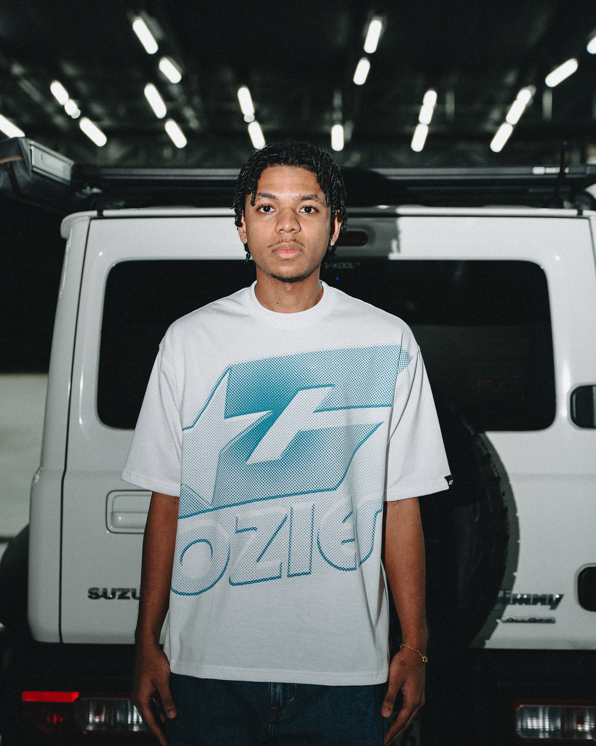 "Hoshi" Tee in White Colorway