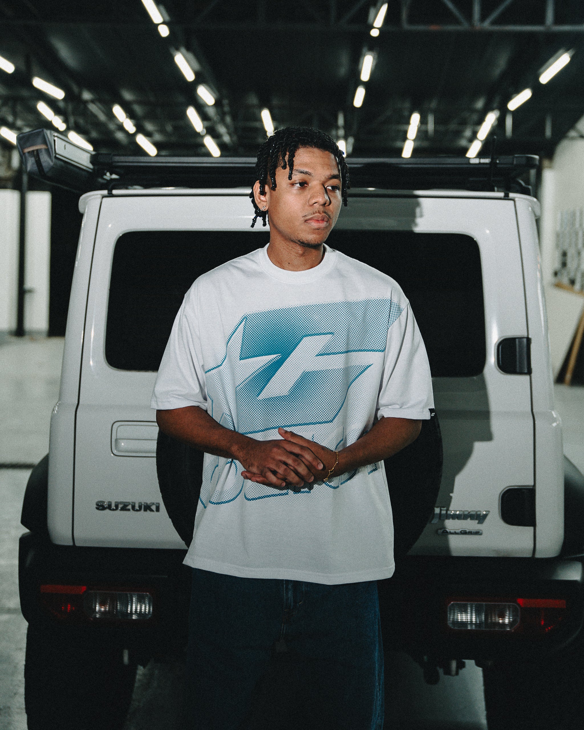 "Hoshi" Tee in White Colorway
