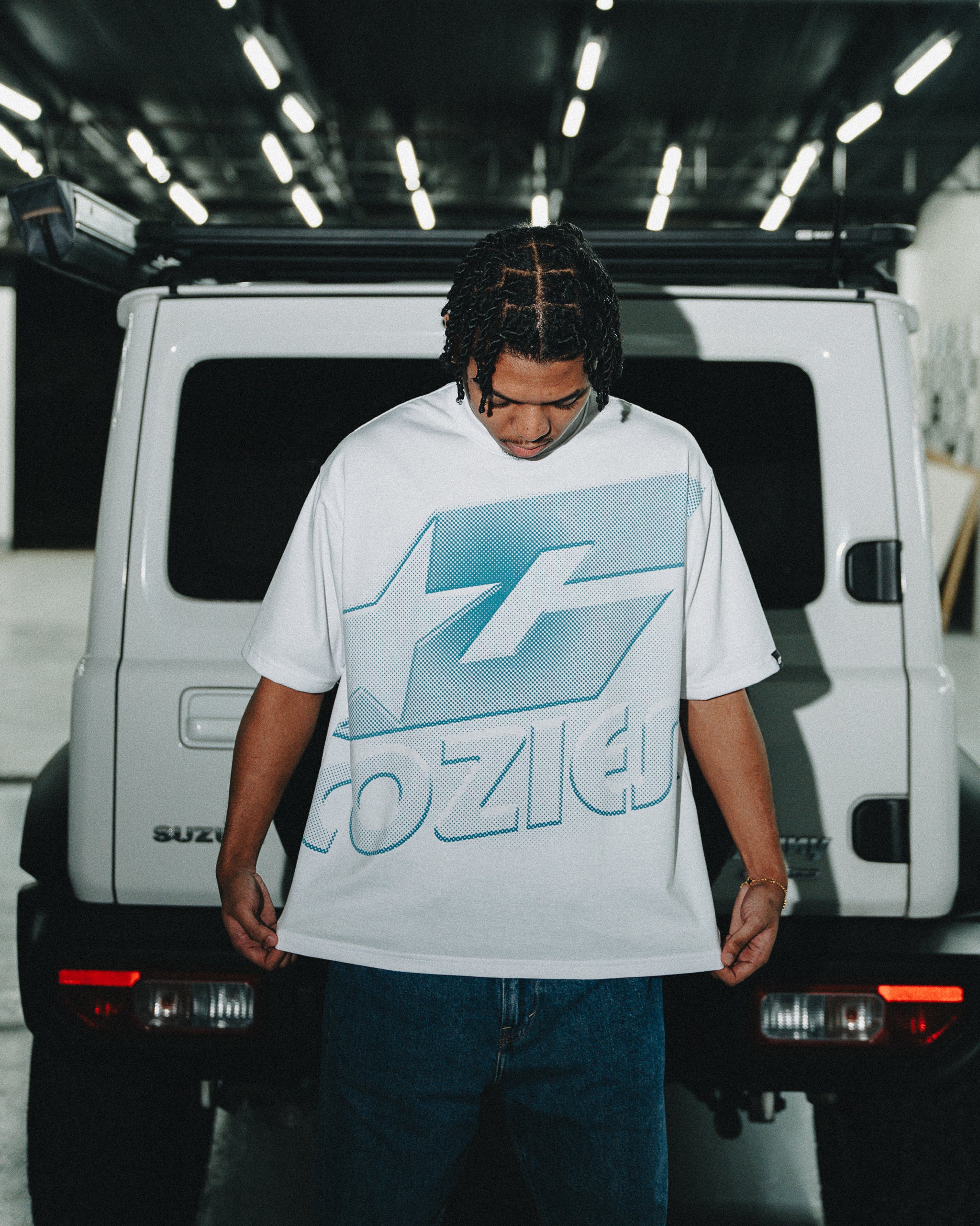 "Hoshi" Tee in White Colorway