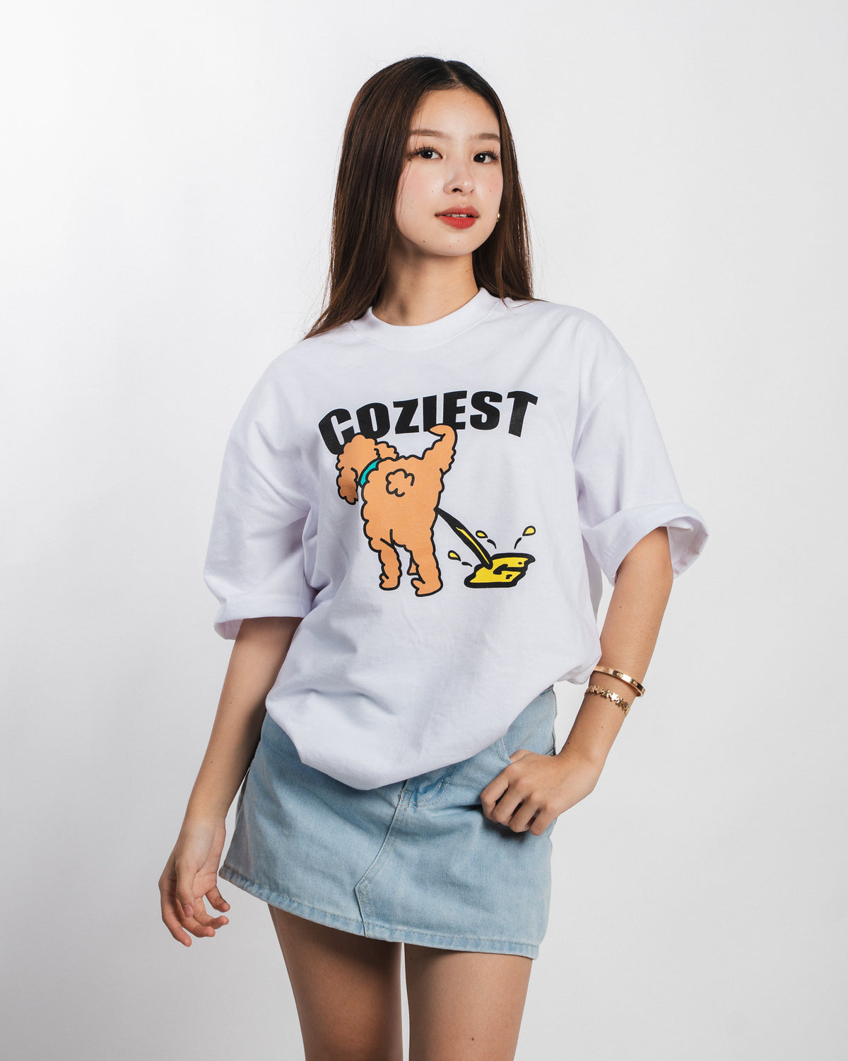 "Loki" Tee in White